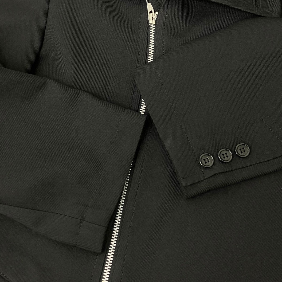 COMME des GARCONS SHIRT 捻じれアシンメトリージャケット 古着・中古-6枚目のアイテム画像