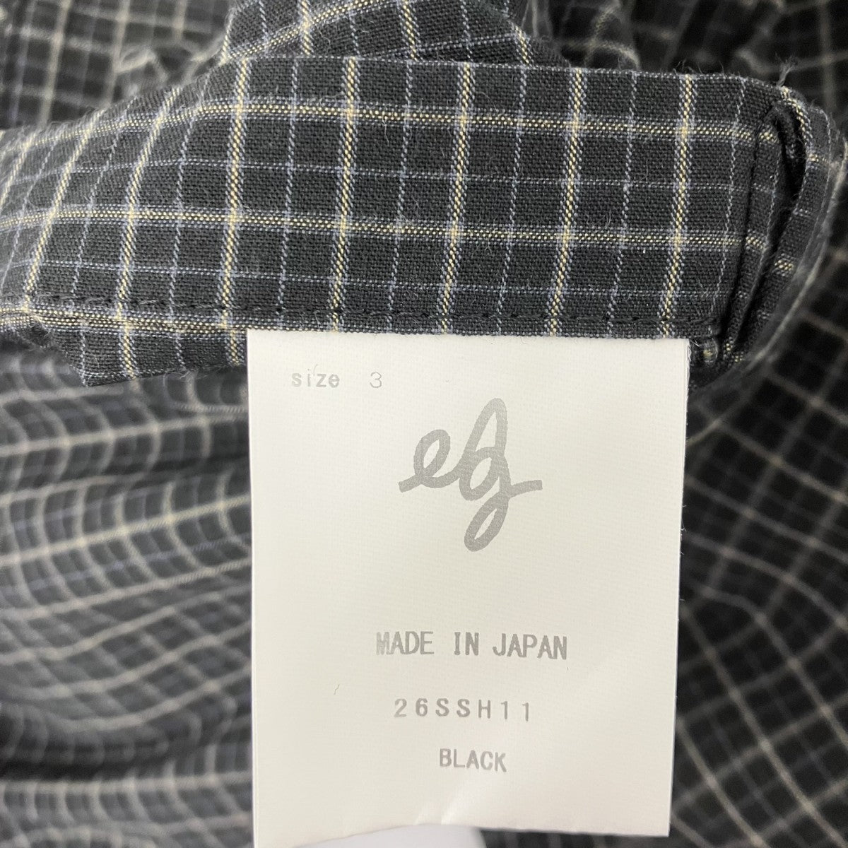 abelia edoward goucha チェックシャツ 古着・中古-6枚目のアイテム画像