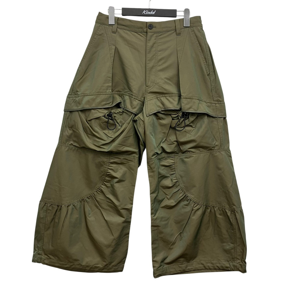 Gather Curved Switching Wide Pants ギャザーワイドパンツ