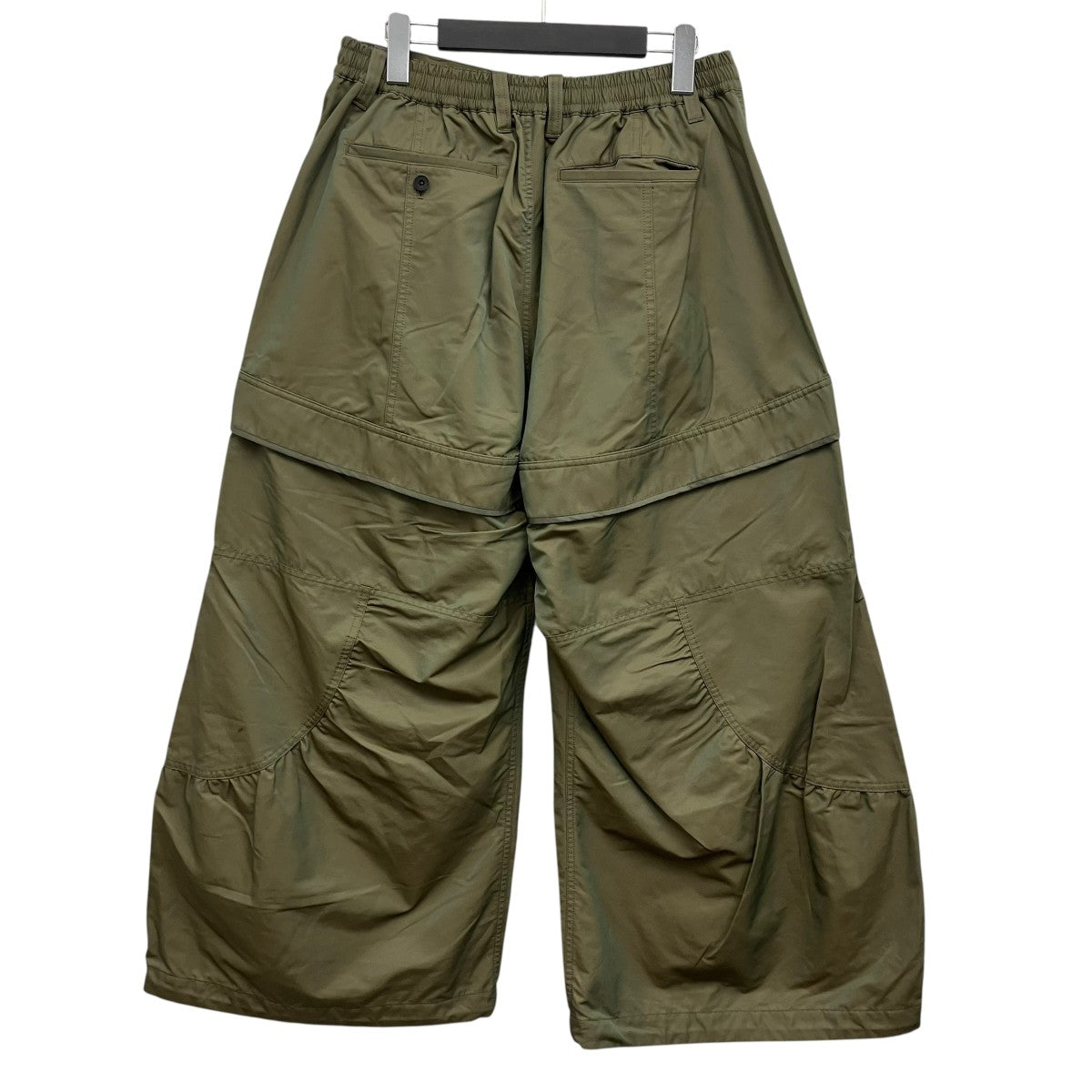 Gather Curved Switching Wide Pants ギャザーワイドパンツ