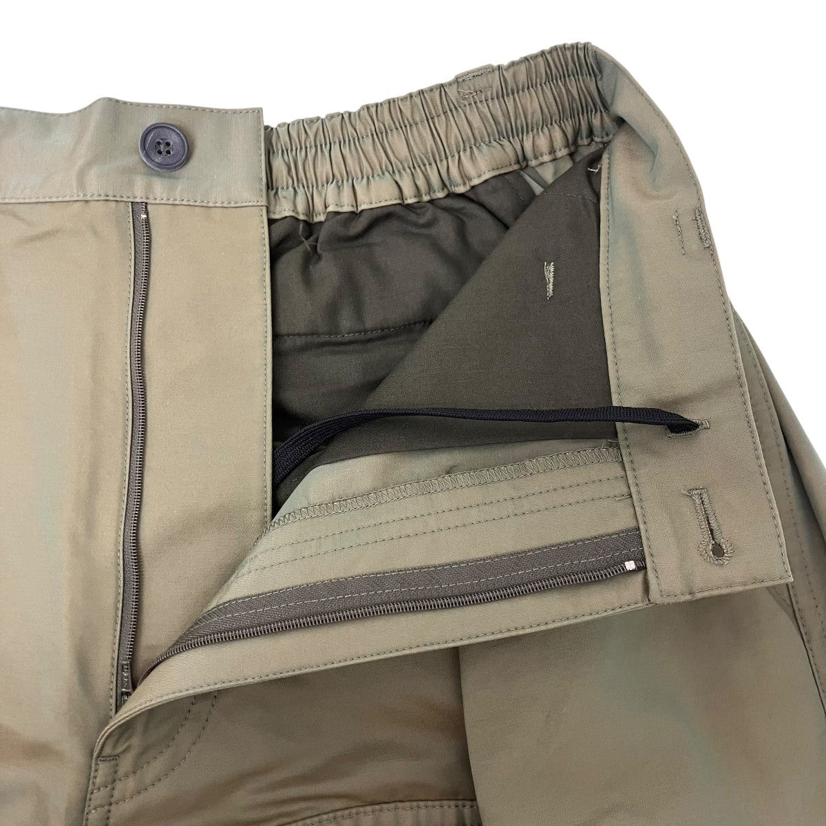 Gather Curved Switching Wide Pants ギャザーワイドパンツ