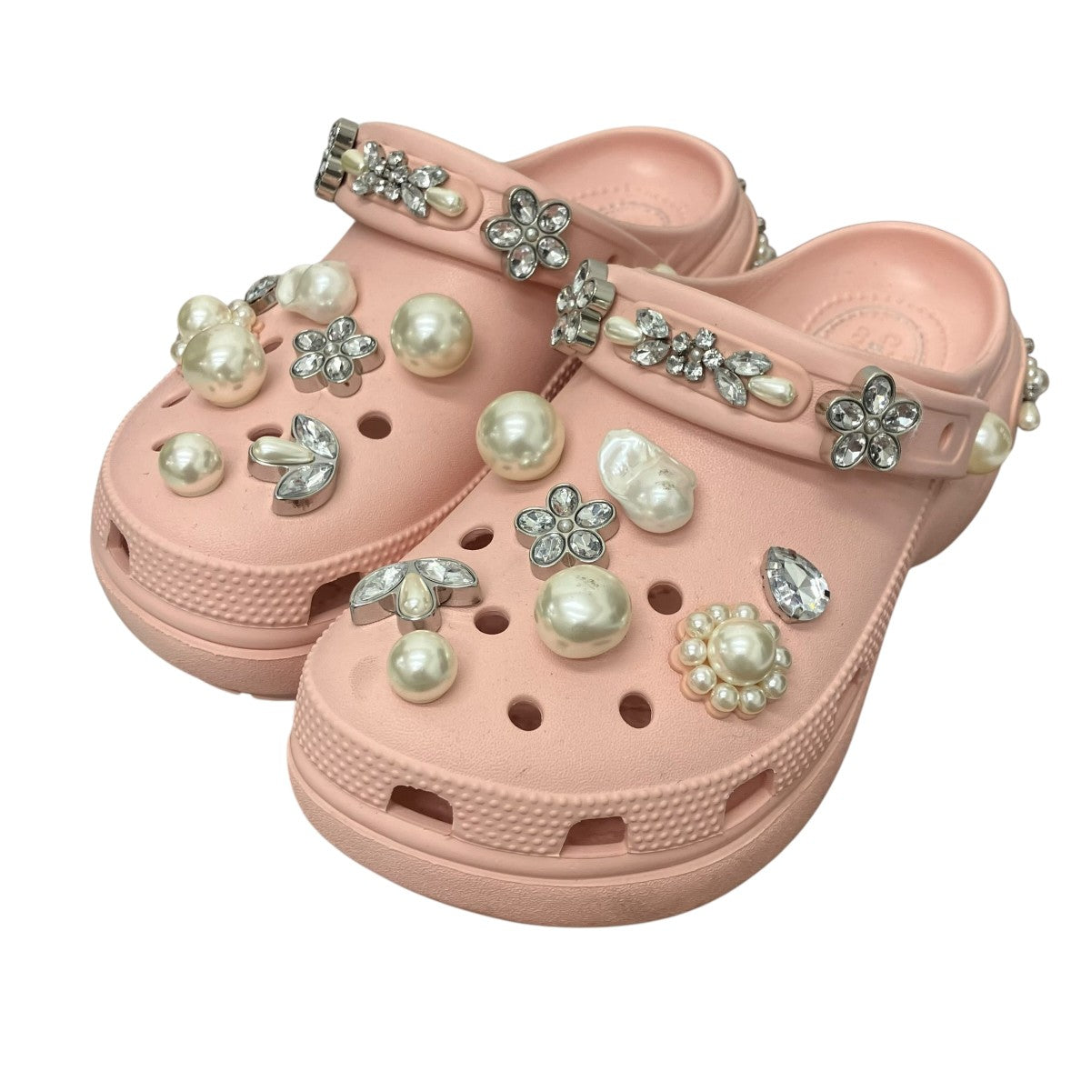 Simone Rocha×crocs ビジュークロッグ 古着・中古-1枚目のアイテム画像