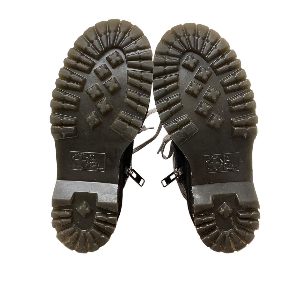 RICK OWENS×Dr．Martens クアッドソールスティールトゥブーツ 古着・中古-7枚目のアイテム画像