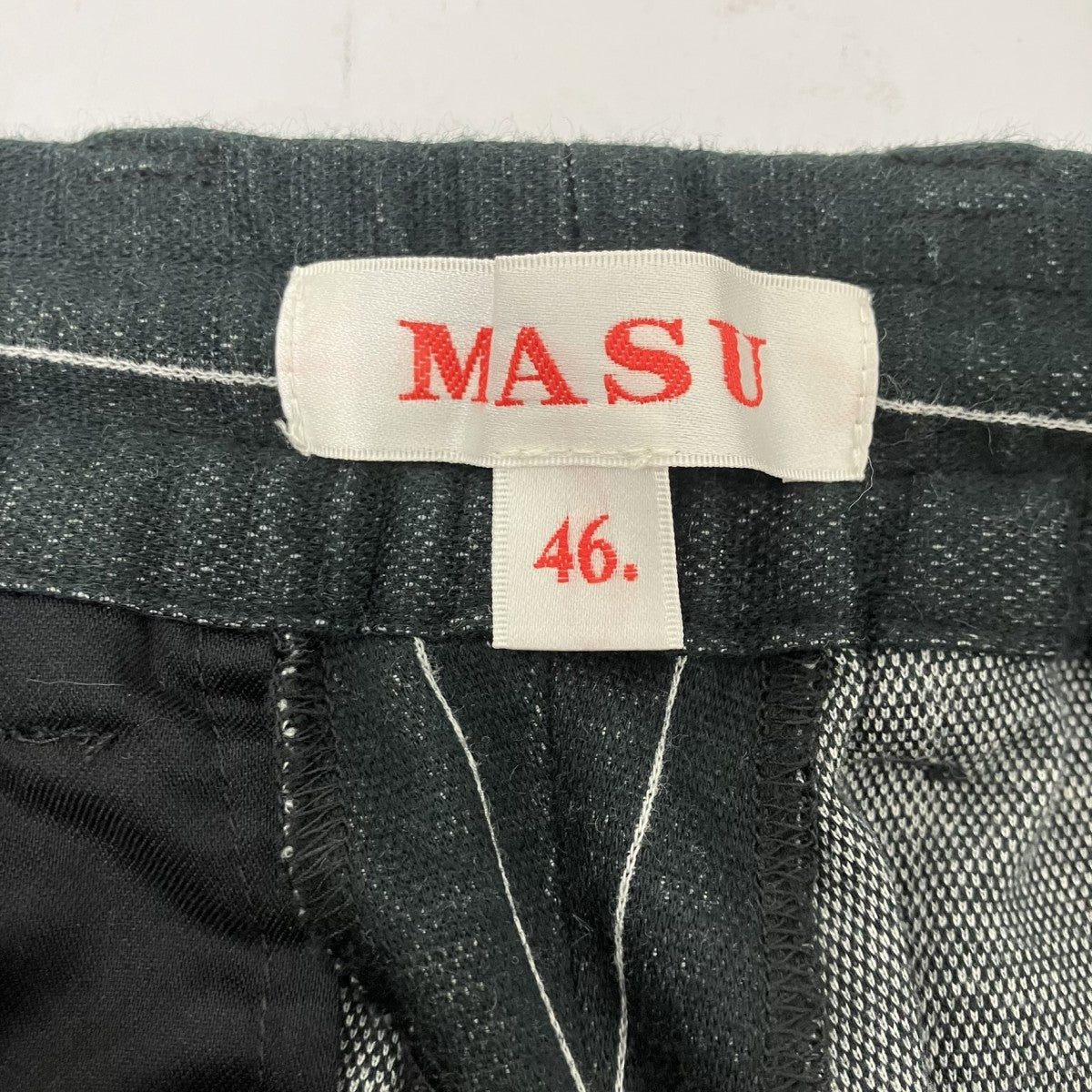 MASU ストライプスラックス 古着・中古-4枚目のアイテム画像