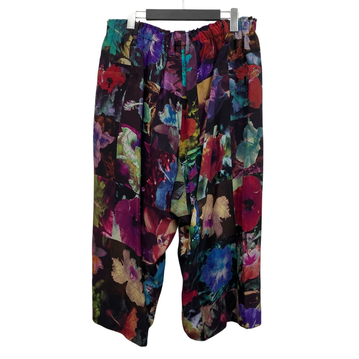 Yohji Yamamoto pour homme 折フラップサルエル花パンツ 古着・中古-2枚目のアイテム画像