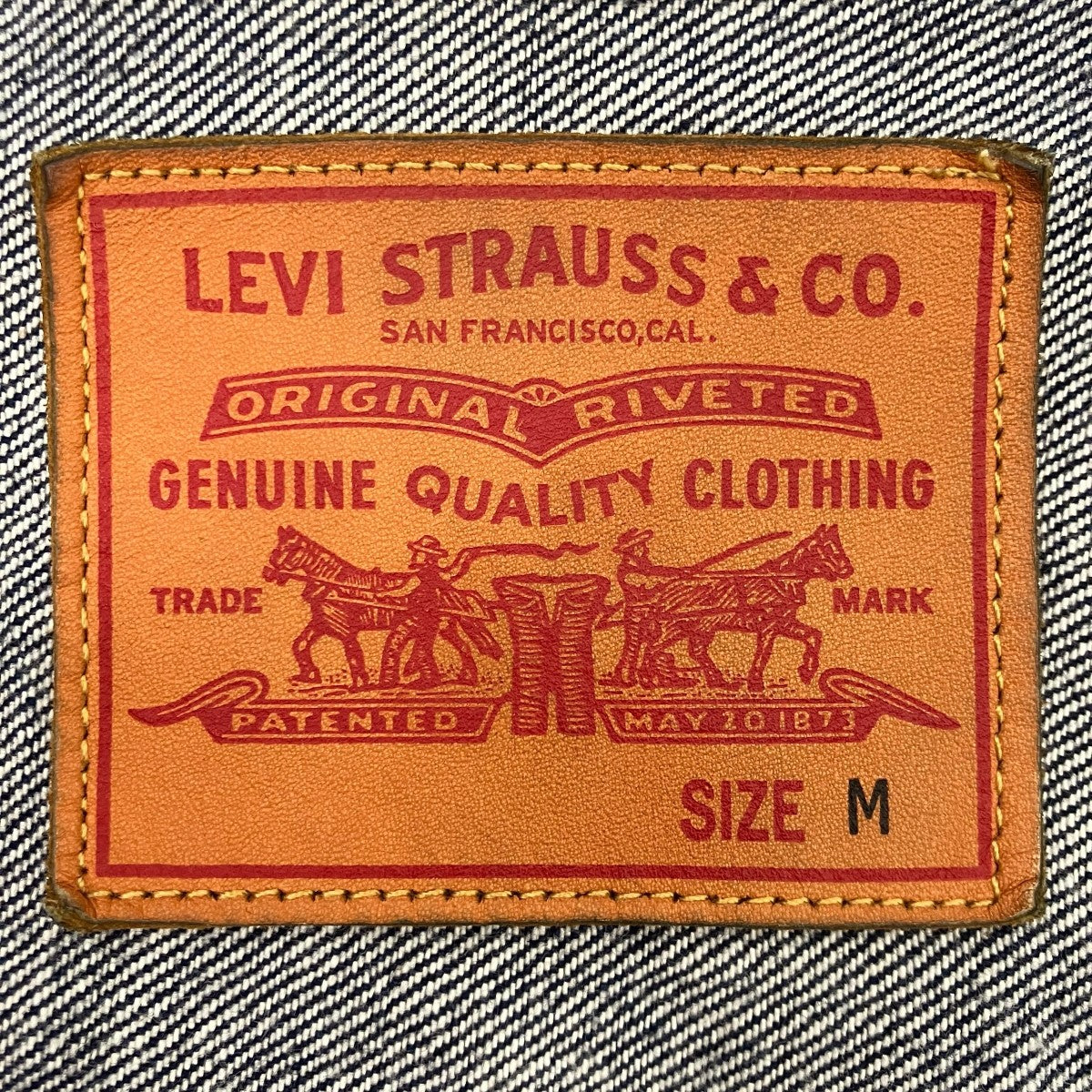 LEVI’S×HUMAN MADE 506 TRUCKER JACKET デニムジャケット 古着・中古-6枚目のアイテム画像