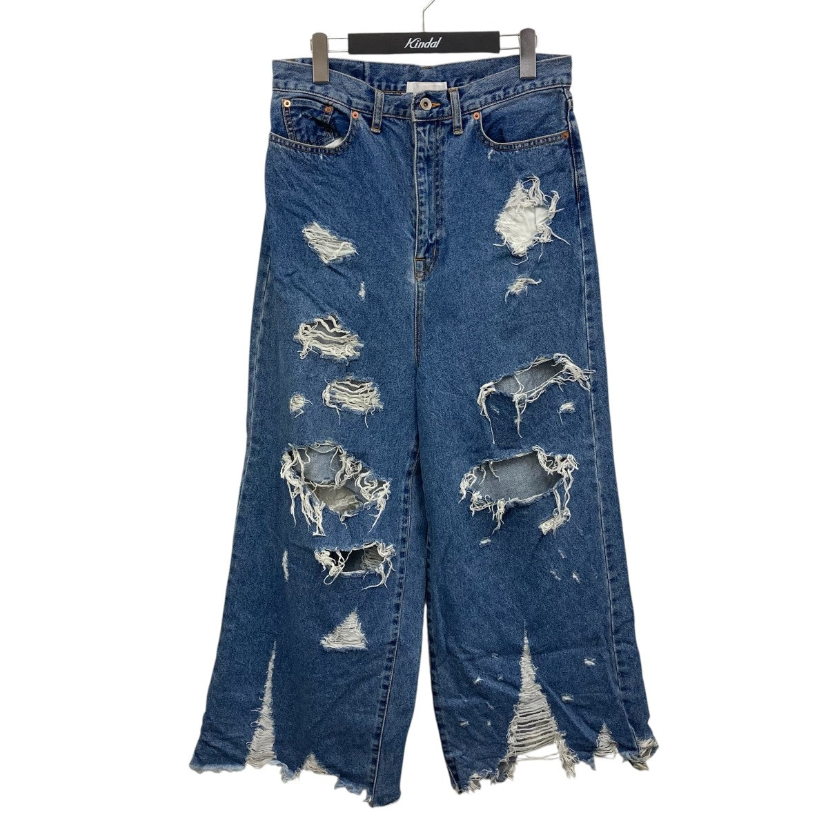 doublet DESTROYED DENIM PANTS デストロイ加工デニムパンツ 古着・中古-1枚目のアイテム画像