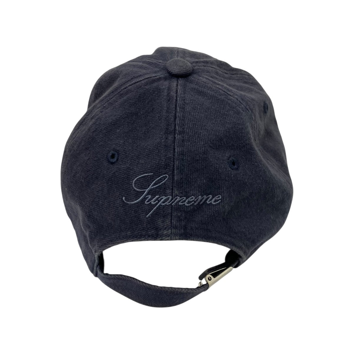 STONE ISLAND×Supreme Denim 6 Panel キャップ 古着・中古-2枚目のアイテム画像