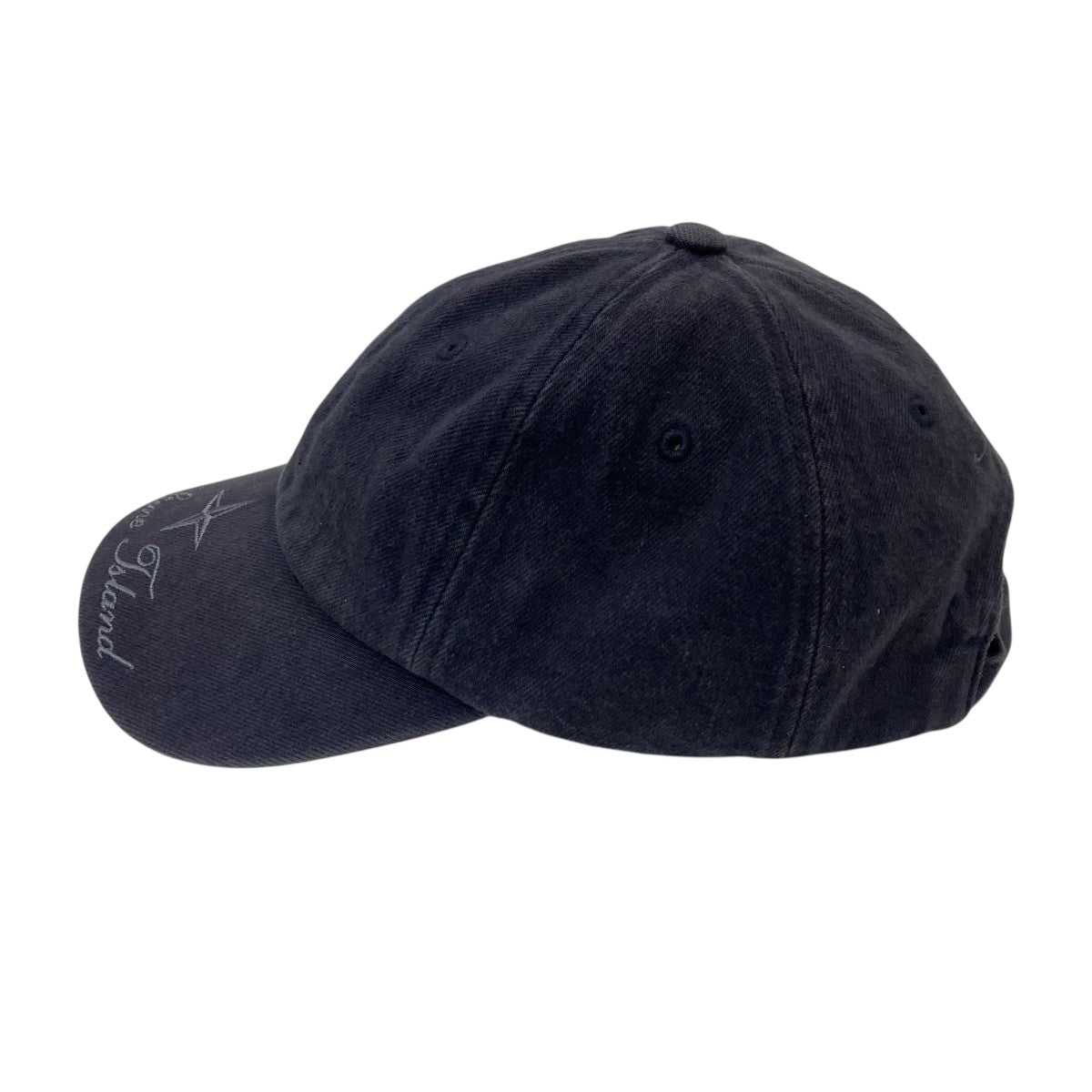 STONE ISLAND×Supreme Denim 6 Panel キャップ 古着・中古-3枚目のアイテム画像