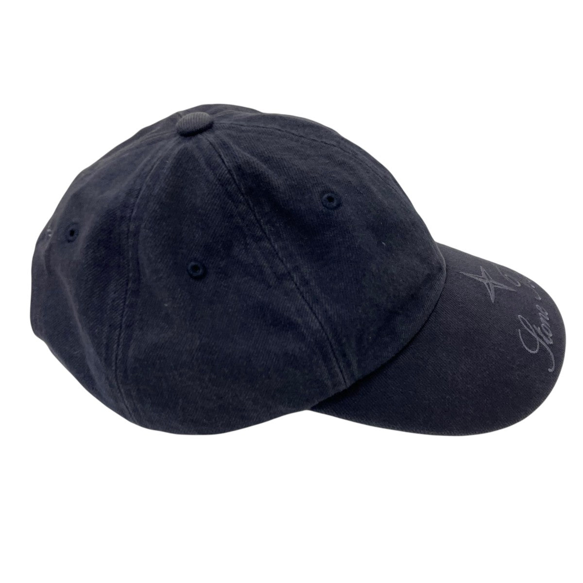STONE ISLAND×Supreme Denim 6 Panel キャップ 古着・中古-4枚目のアイテム画像