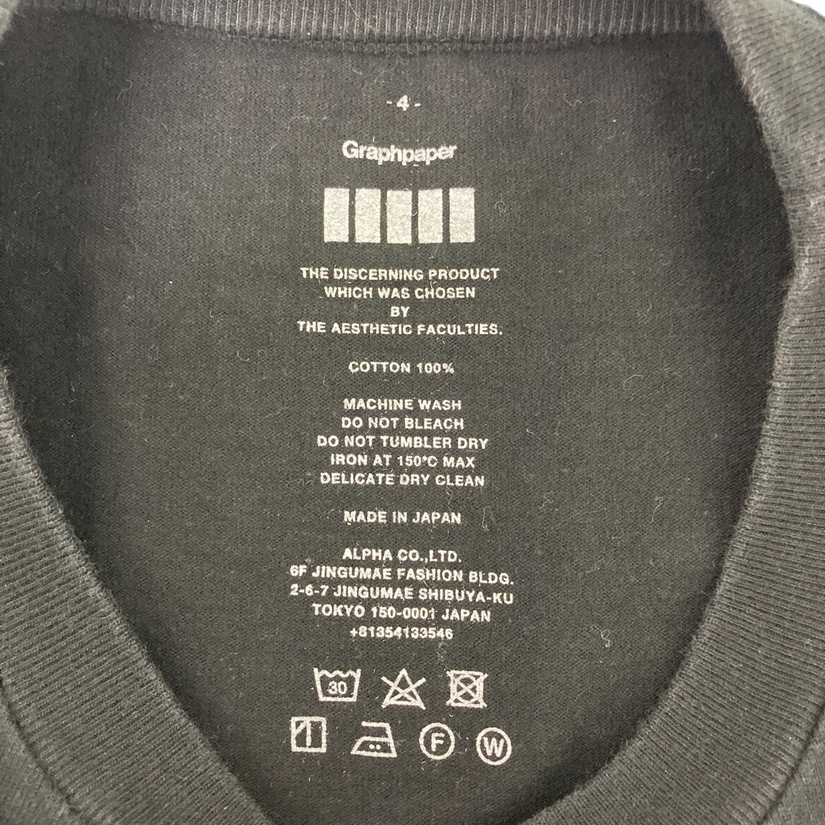 Graphpaper クルーネックTシャツ 古着・中古-4枚目のアイテム画像
