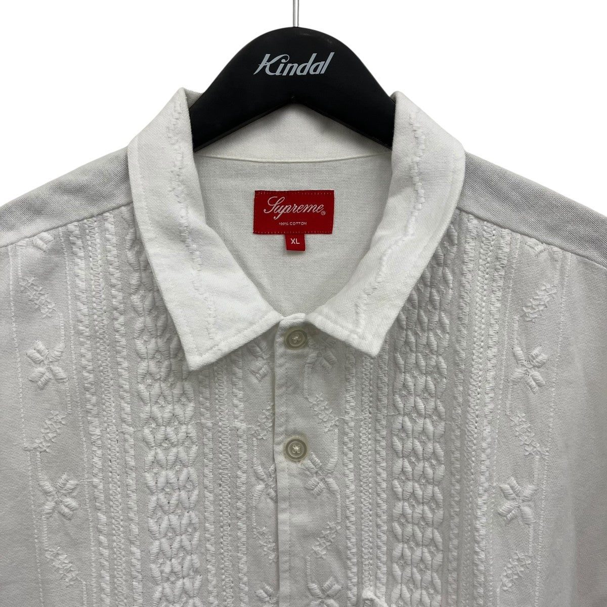 Supreme Enbroidered S S Shirt キューバシャツ 古着・中古-3枚目のアイテム画像