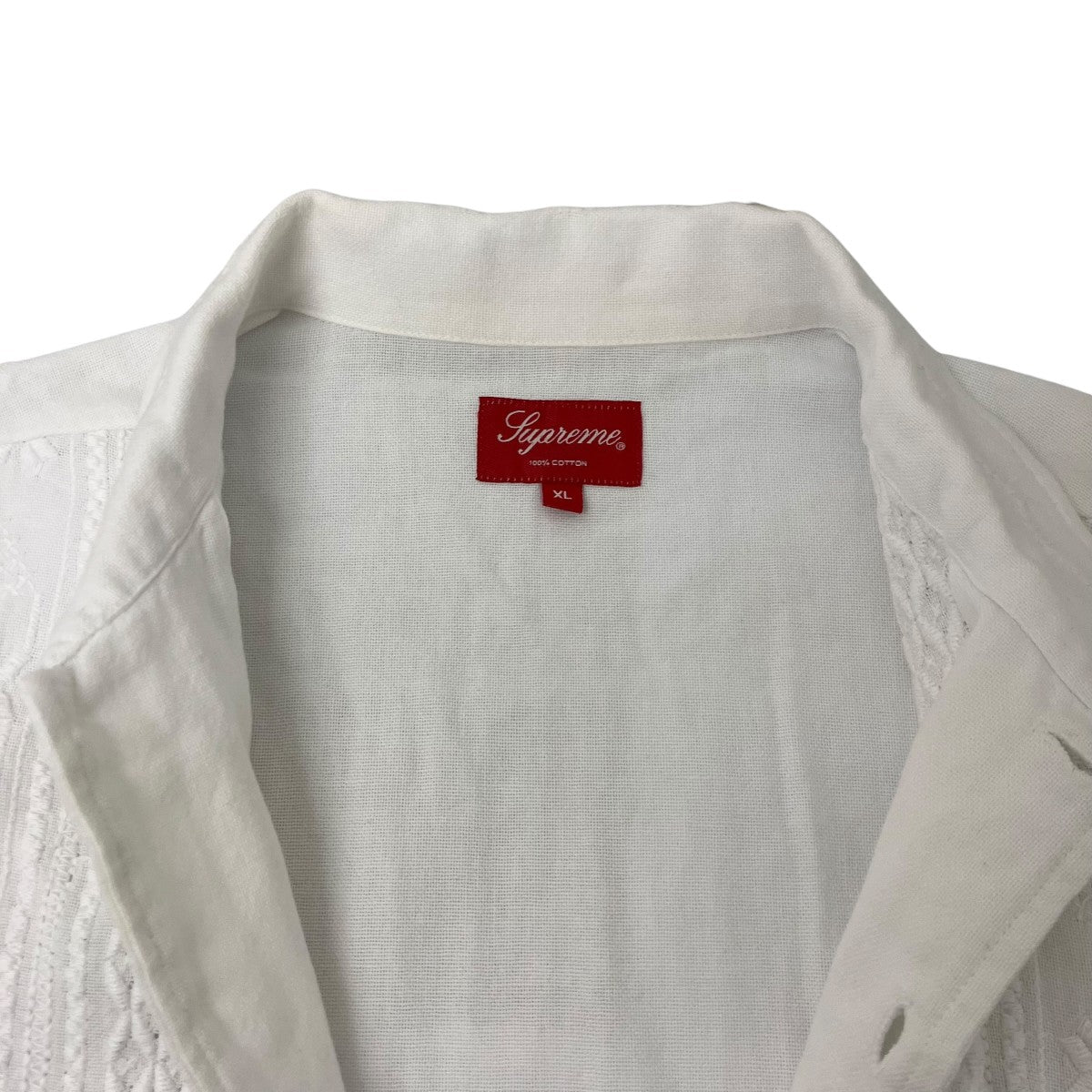 Supreme Enbroidered S S Shirt キューバシャツ 古着・中古-4枚目のアイテム画像