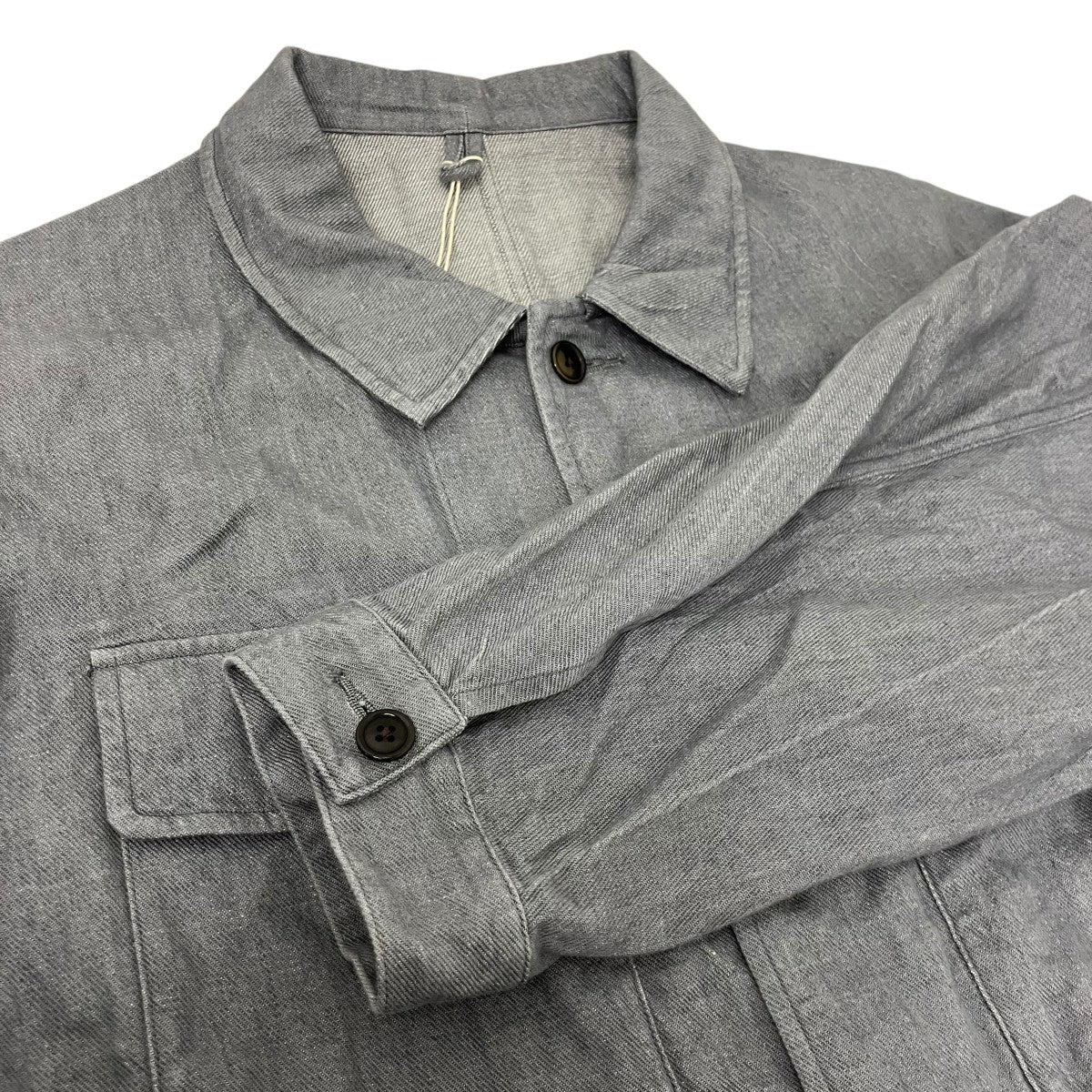 THE CROOKED TAILOR 26SS SWISSARMY JACKET 1960’S スイス軍デニムジャケット 古着・中古-4枚目のアイテム画像