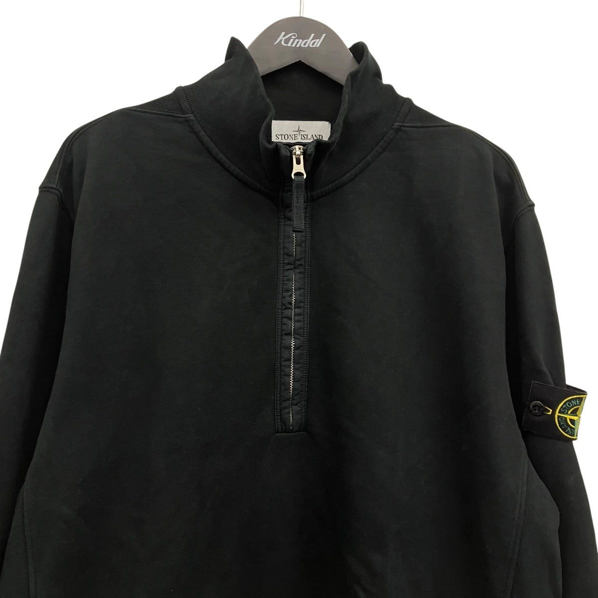 STONE ISLAND ハーフジップスウェット 古着・中古-3枚目のアイテム画像