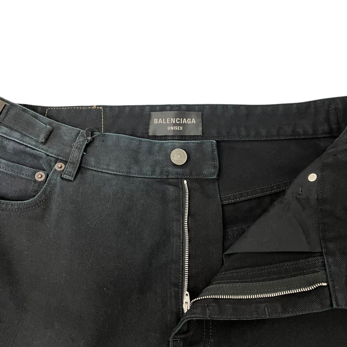 BALENCIAGA(バレンシアガ) Soft Black Left Hand Denim Pants デニム