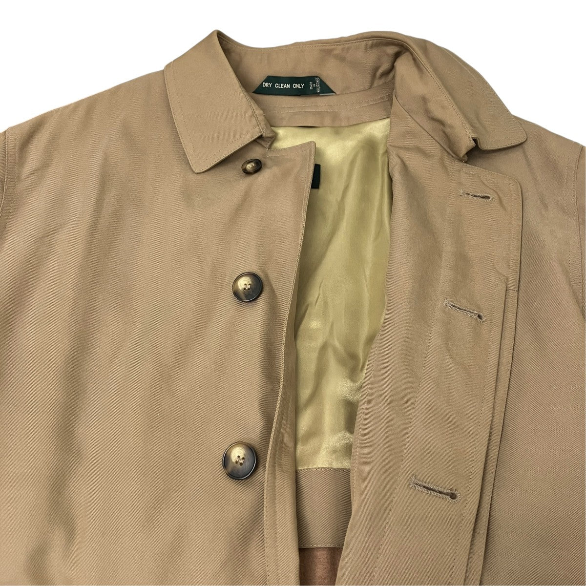 LAUREN RALPH LAUREN ロングステンカラーコート 古着・中古-4枚目のアイテム画像