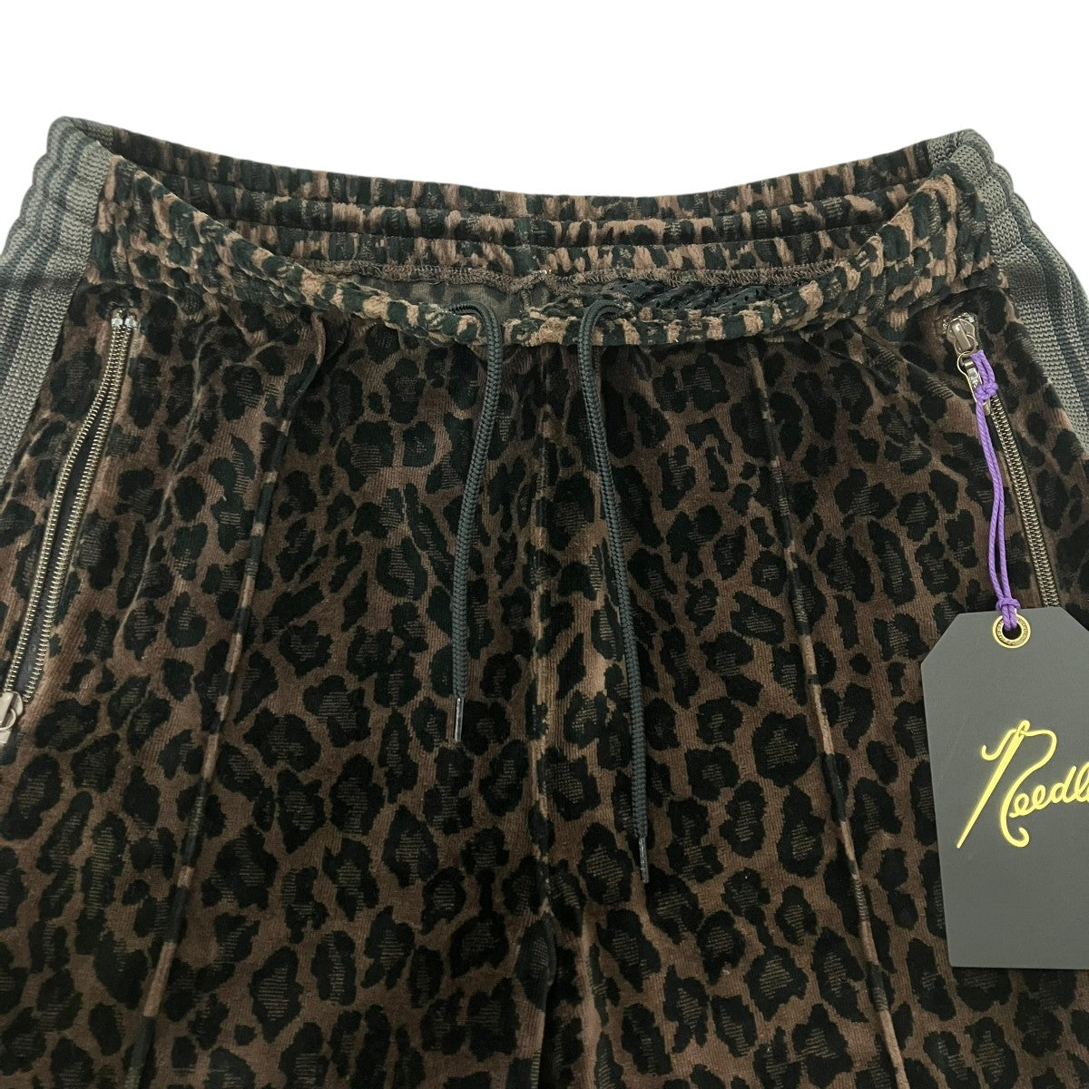 Needles ベロア レオパードトラックパンツ 古着・中古-3枚目のアイテム画像
