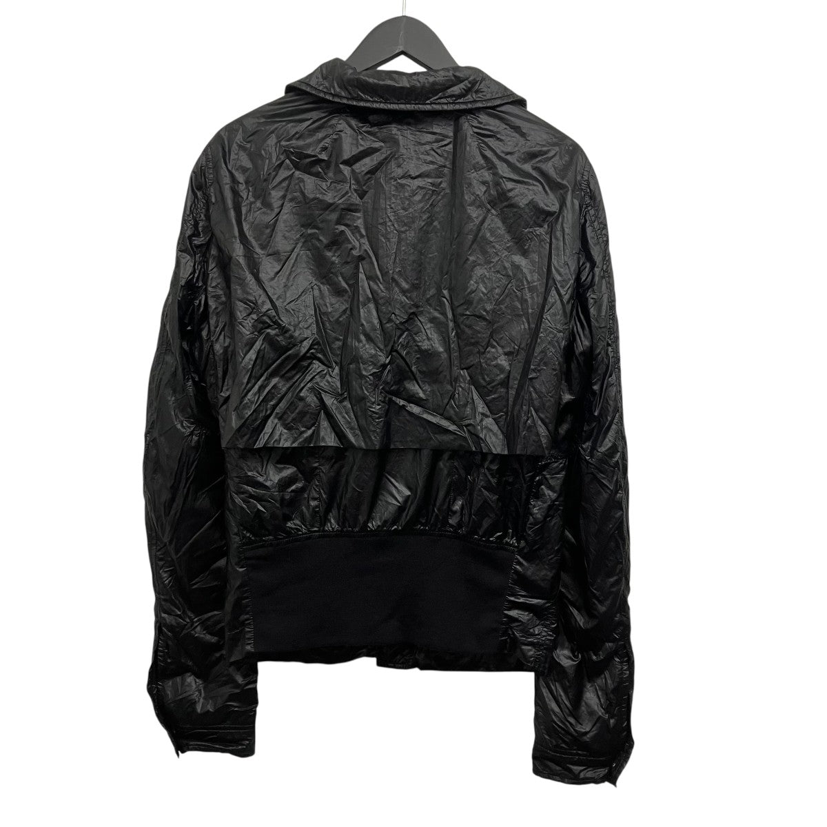 RICK OWENS ナイロンライダースジャケット 古着・中古-2枚目のアイテム画像
