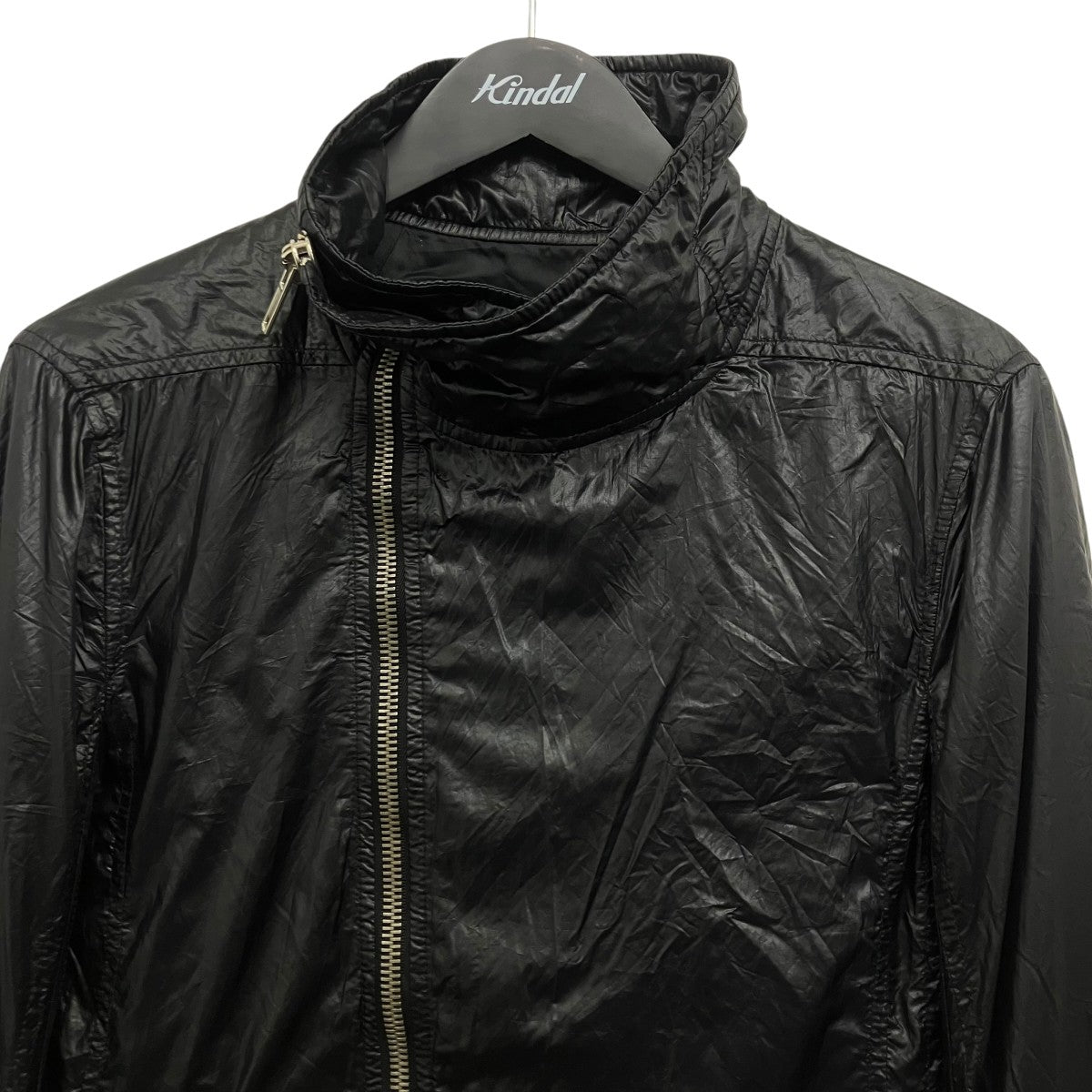 RICK OWENS ナイロンライダースジャケット 古着・中古-3枚目のアイテム画像