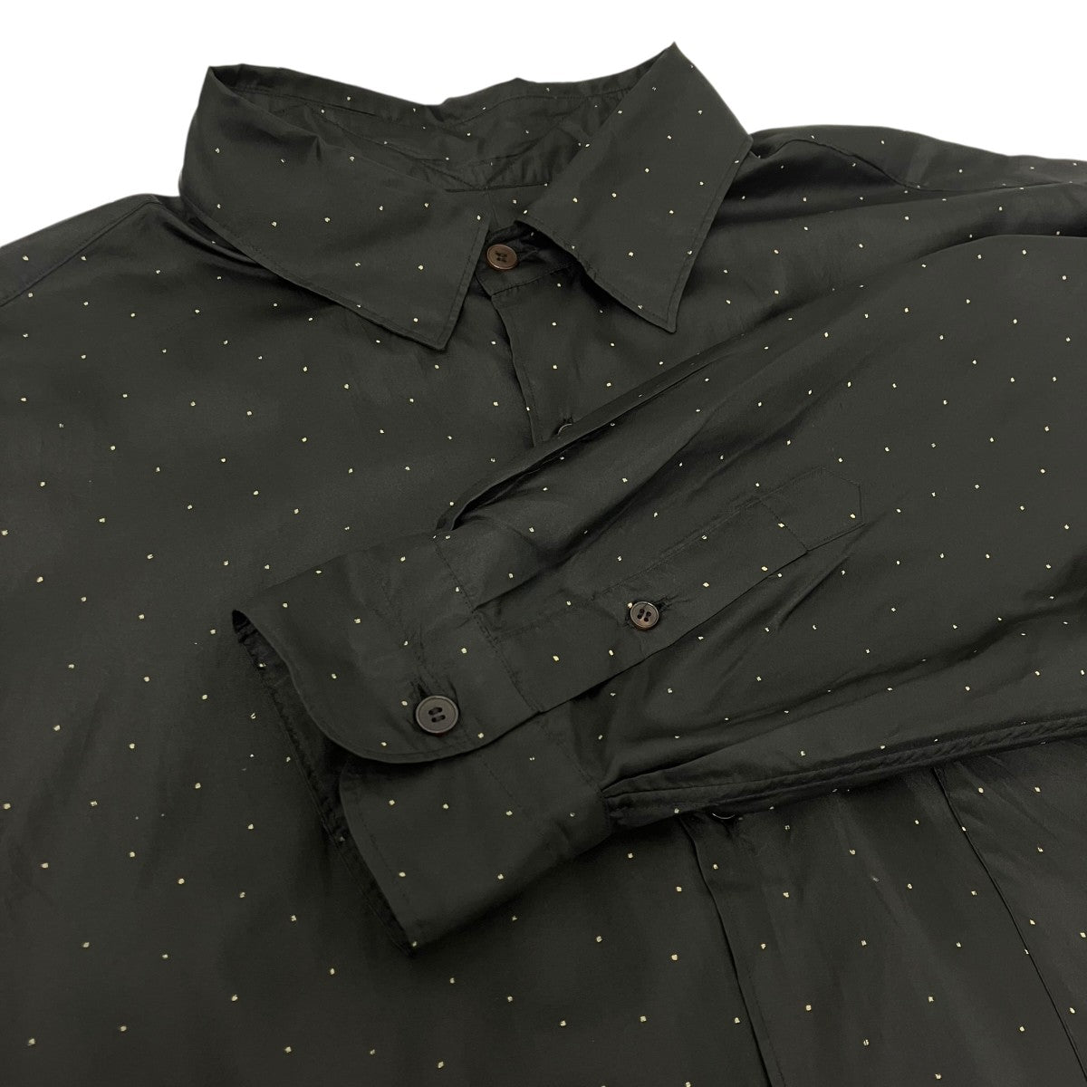 COMOLI(コモリ) シルクドットコモリシャツ B01-02015 ブラック サイズ