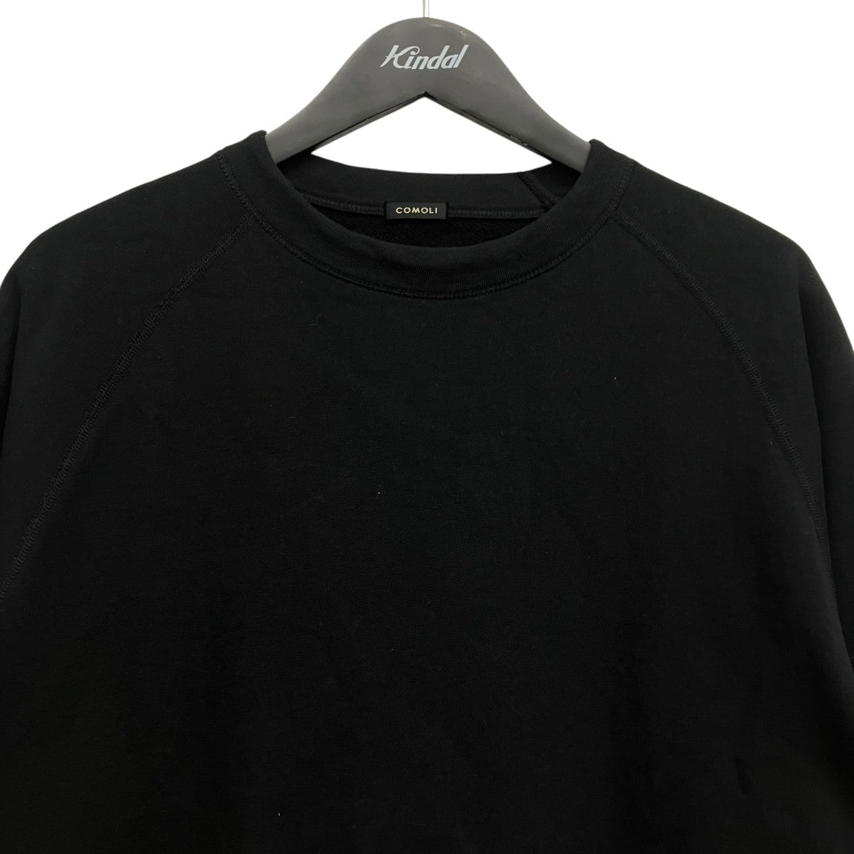COMOLI 26SS LWコットン裏毛 半袖クルーネックＴシャツ 古着・中古-3枚目のアイテム画像