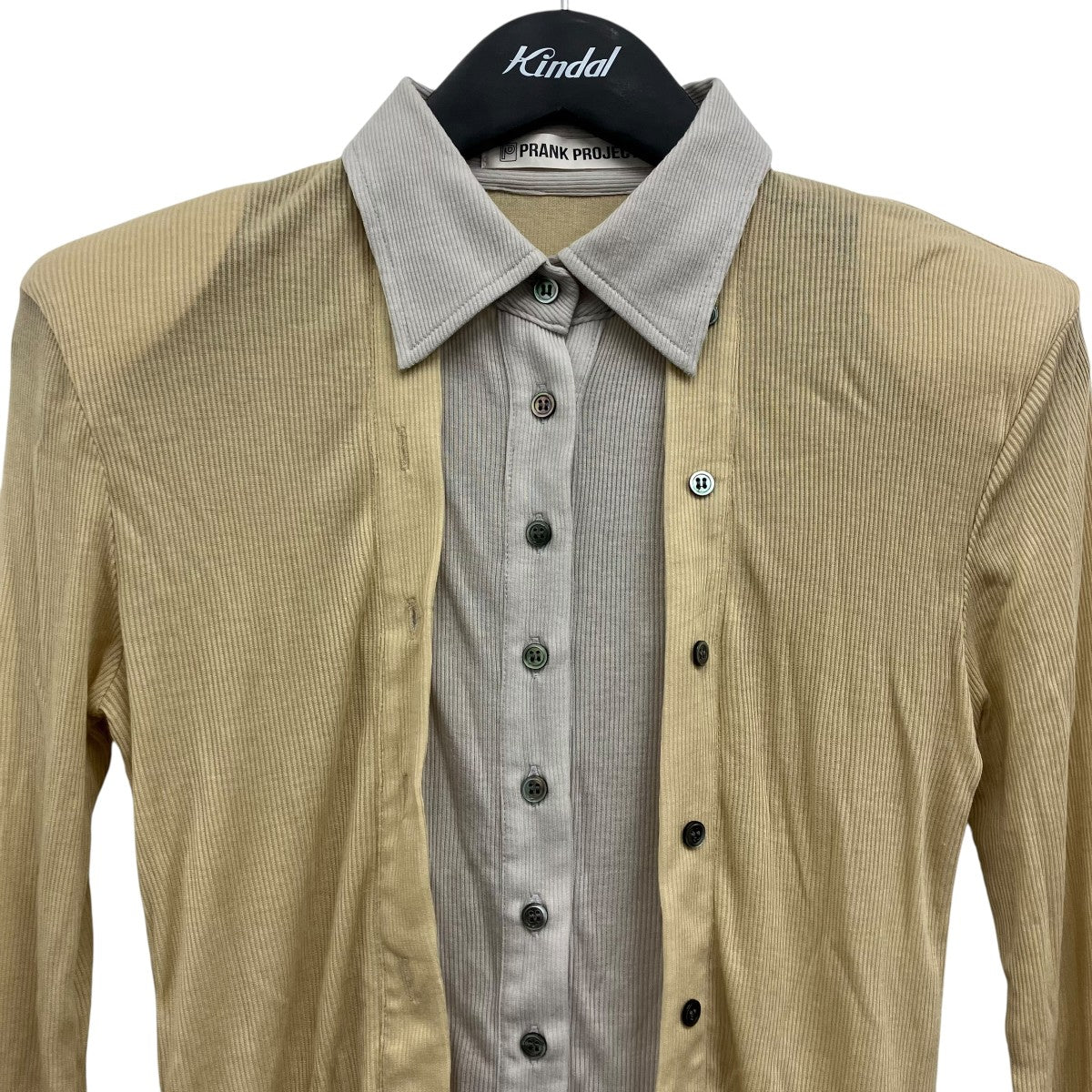 Double Front Shirt レイヤードシャツ