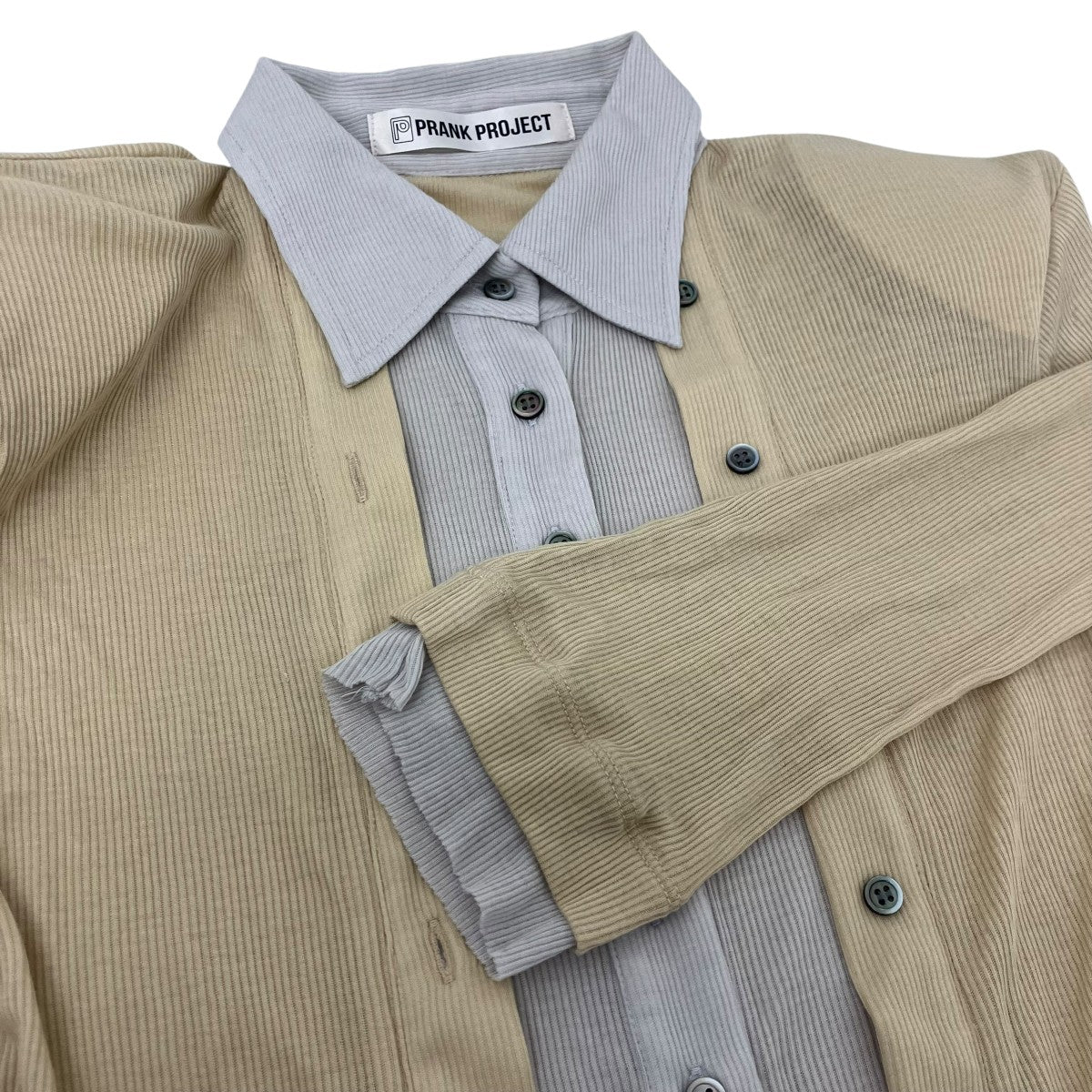 Double Front Shirt レイヤードシャツ