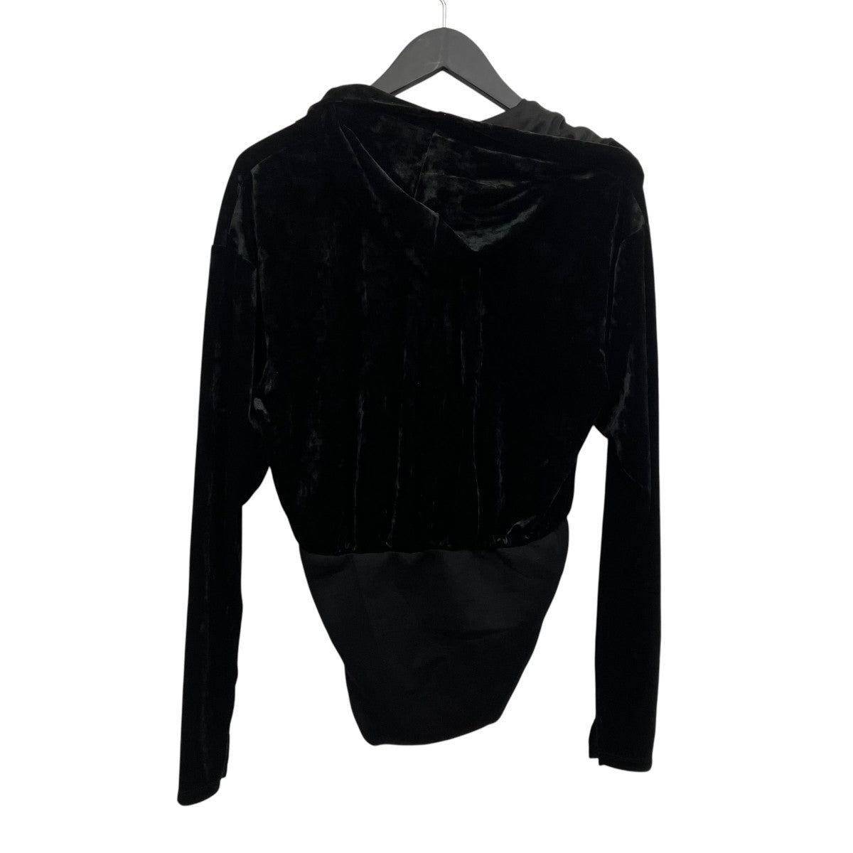Cache-coeur hooded bodysuit カシュクールフードボディースーツ