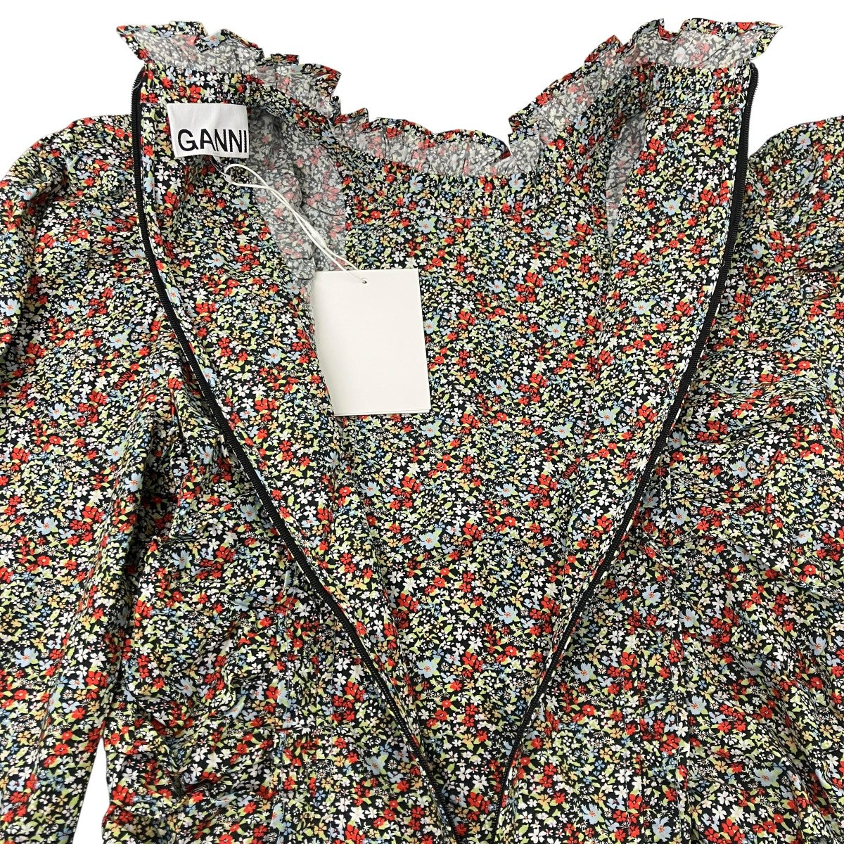 Ganni フローラル柄ワンピース 古着・中古-5枚目のアイテム画像