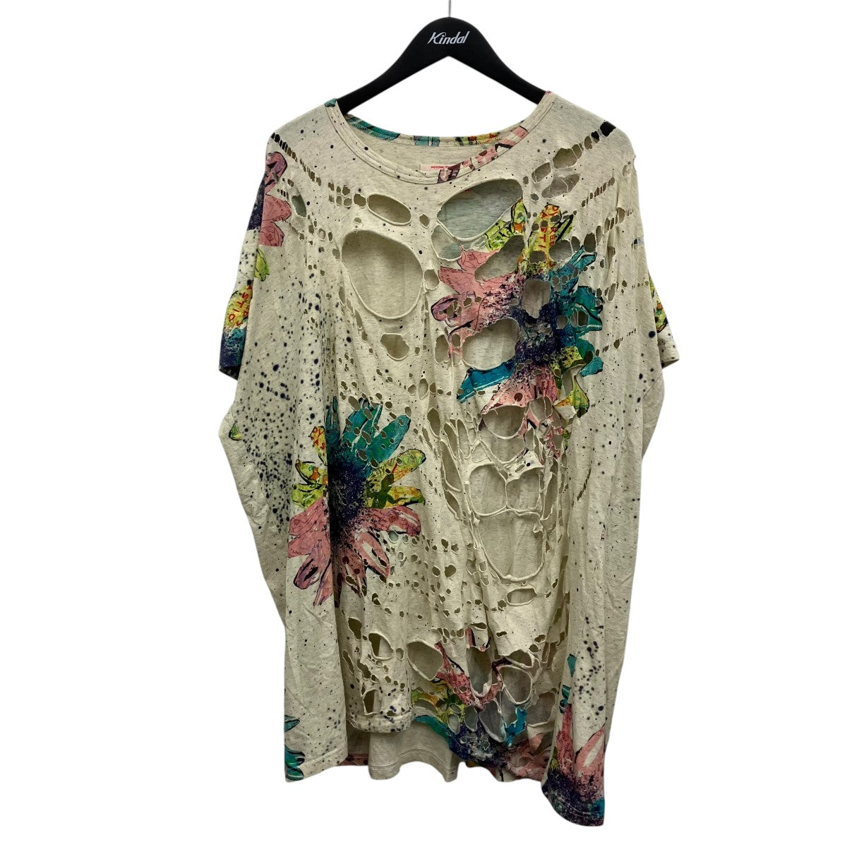NOZOMI ISHIGURO ダメージ加工Tシャツ 古着・中古-1枚目のアイテム画像