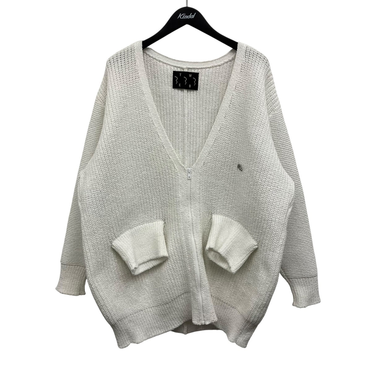 TWEO ジップアップニット 古着・中古-1枚目のアイテム画像