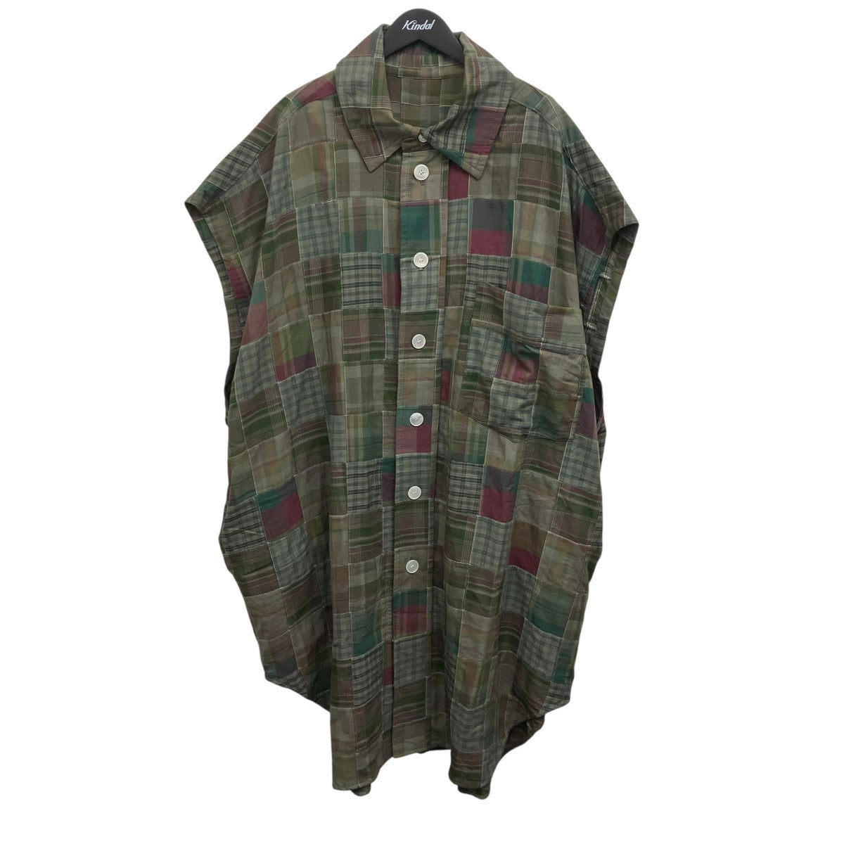 Edwina Horl チェックシャツコート 古着・中古-1枚目のアイテム画像
