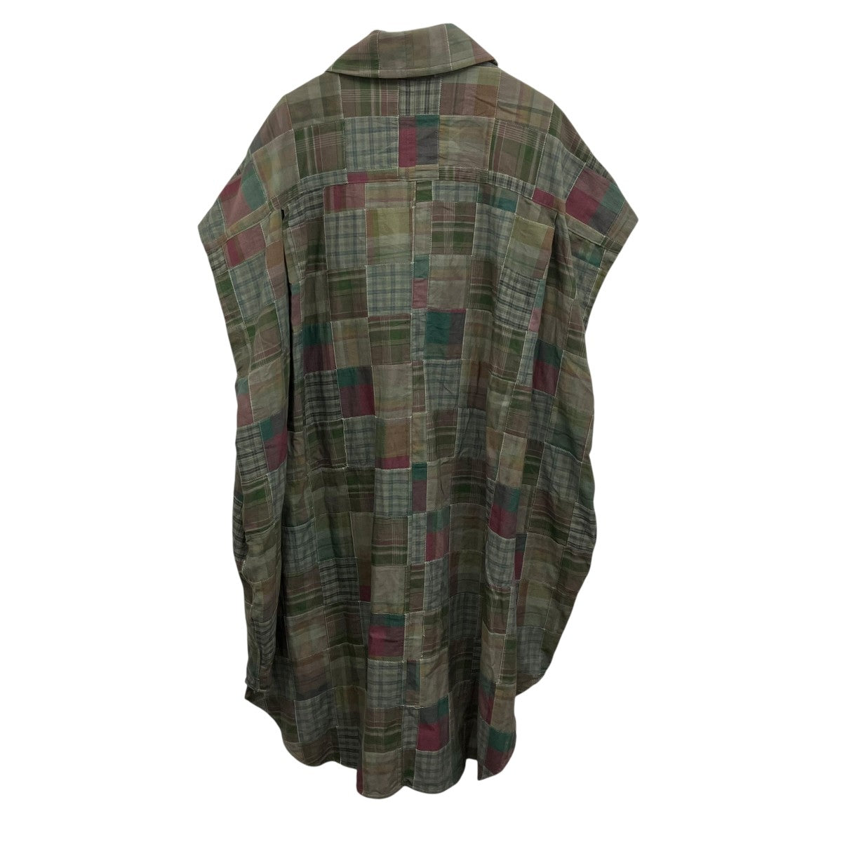 Edwina Horl チェックシャツコート 古着・中古-2枚目のアイテム画像