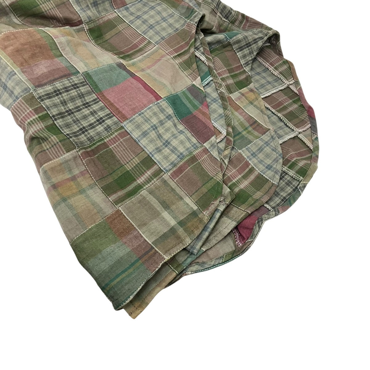 Edwina Horl チェックシャツコート 古着・中古-5枚目のアイテム画像