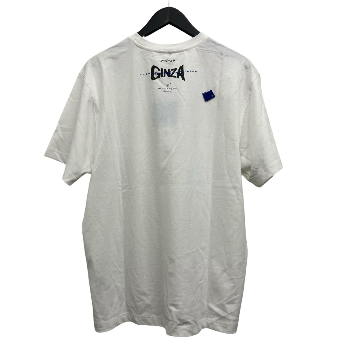 ADER error(アーダーエラー) プリントTシャツ ホワイト サイズ L