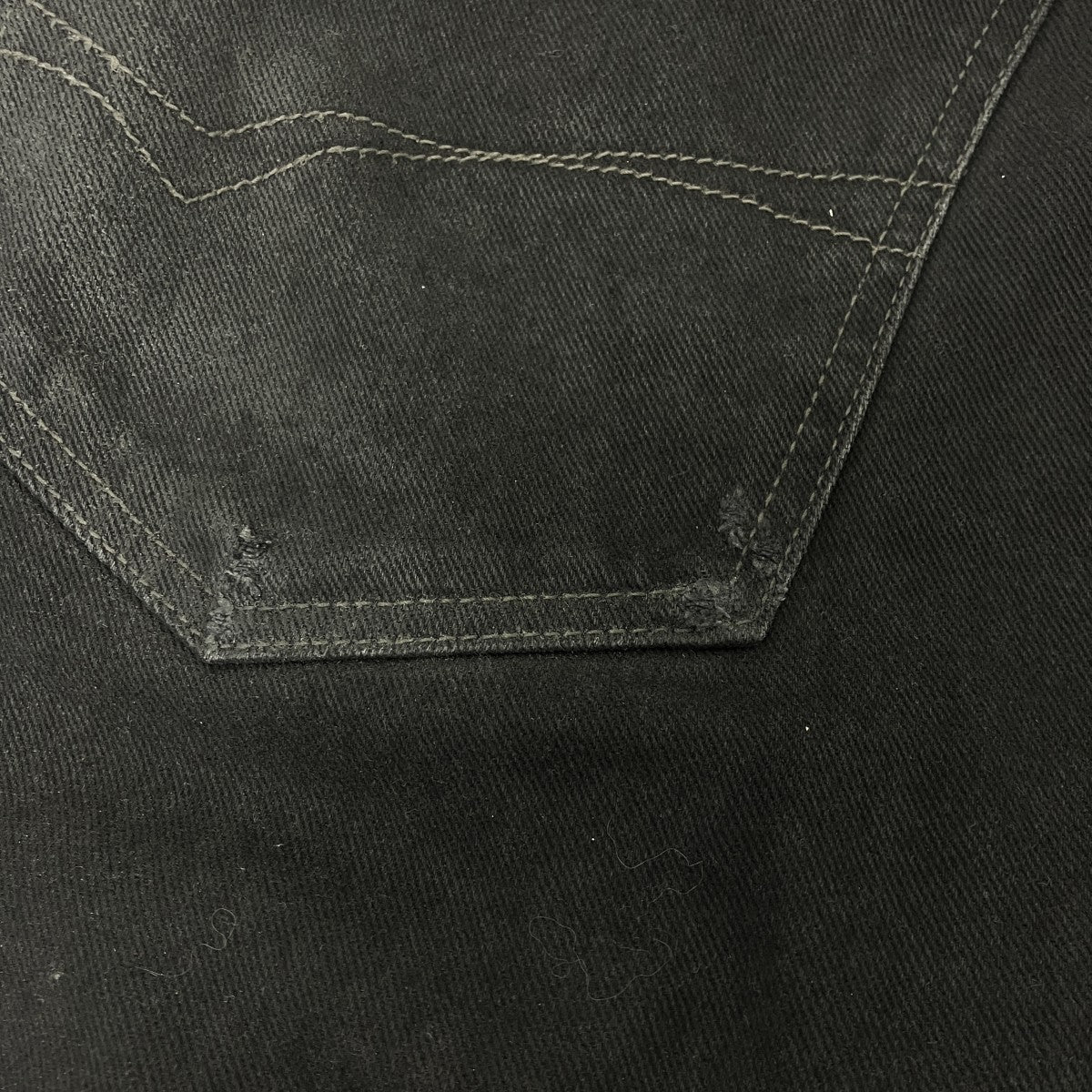 22AWLARGE BAGGY JEANS コーティングラージバギーデニムパンツ