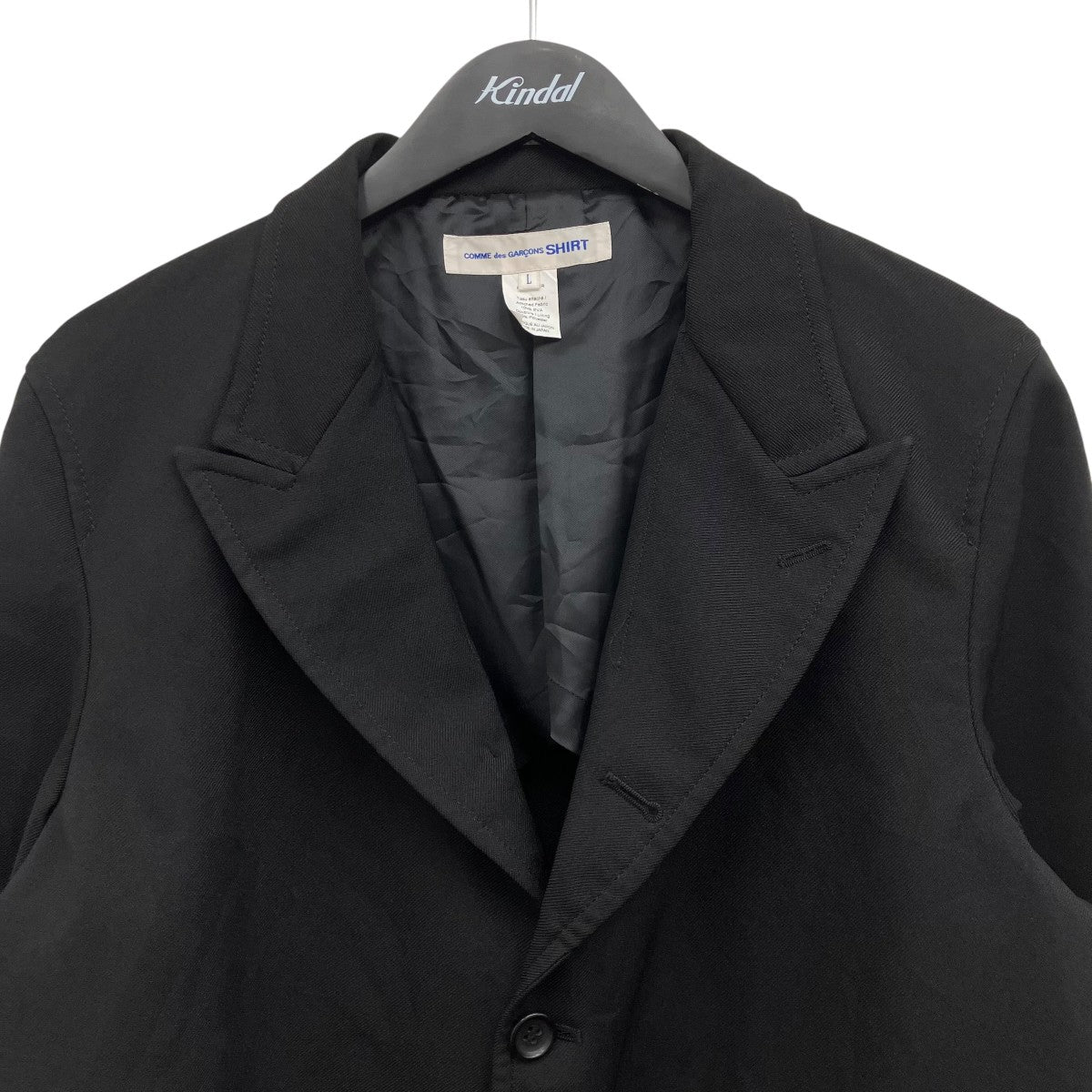 COMME des GARCONS SHIRT EVA樹脂ポケットテーラードジャケット 古着・中古-3枚目のアイテム画像
