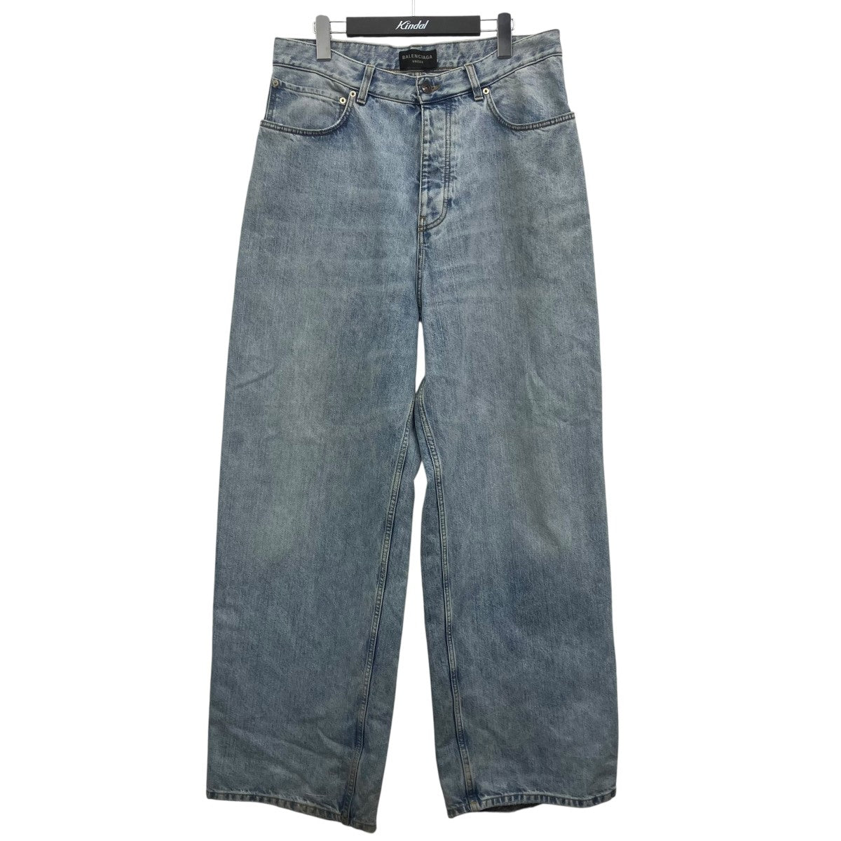 BALENCIAGA 23AW ダメージ加工バギーデニム 古着・中古-1枚目のアイテム画像