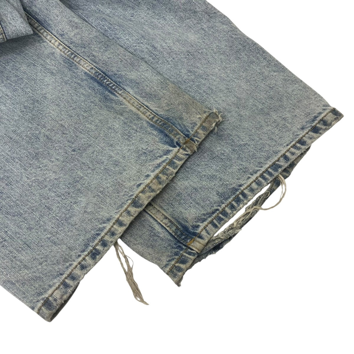 BALENCIAGA 23AW ダメージ加工バギーデニム 古着・中古-4枚目のアイテム画像