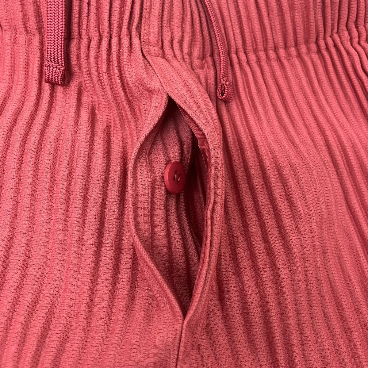 HOMME PLISSE ISSEY MIYAKE プリーツテーパードパンツ 古着・中古-4枚目のアイテム画像