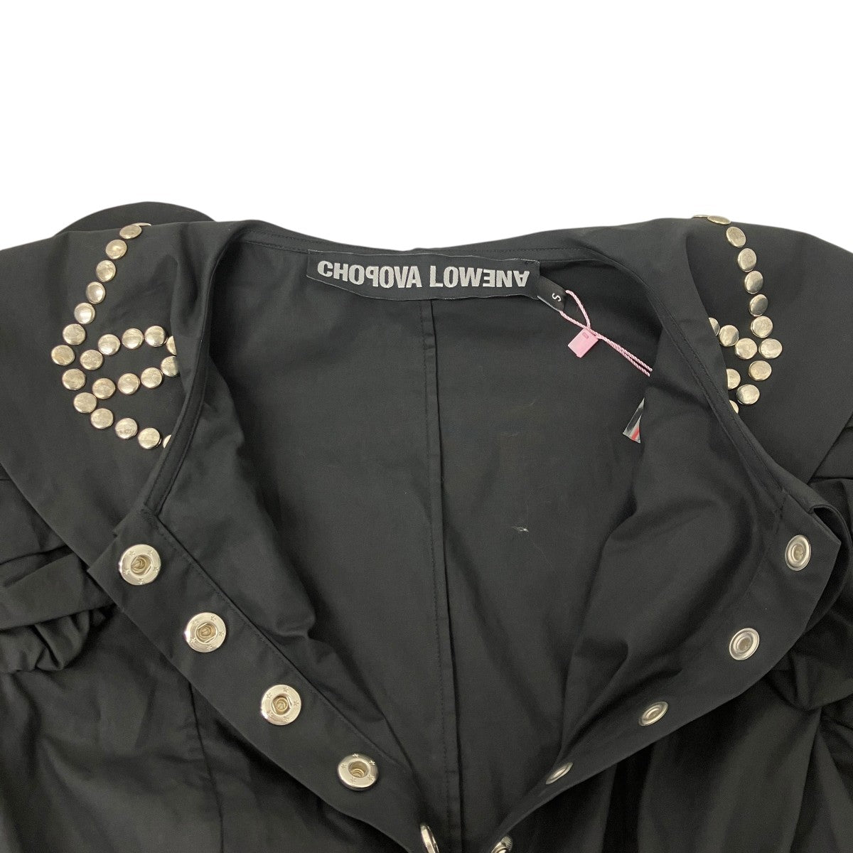 25SSBlack Lasso Blouseビジューワンピース