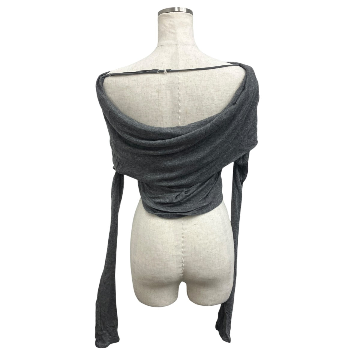 S strap off shoulder tops オフショルダーニット