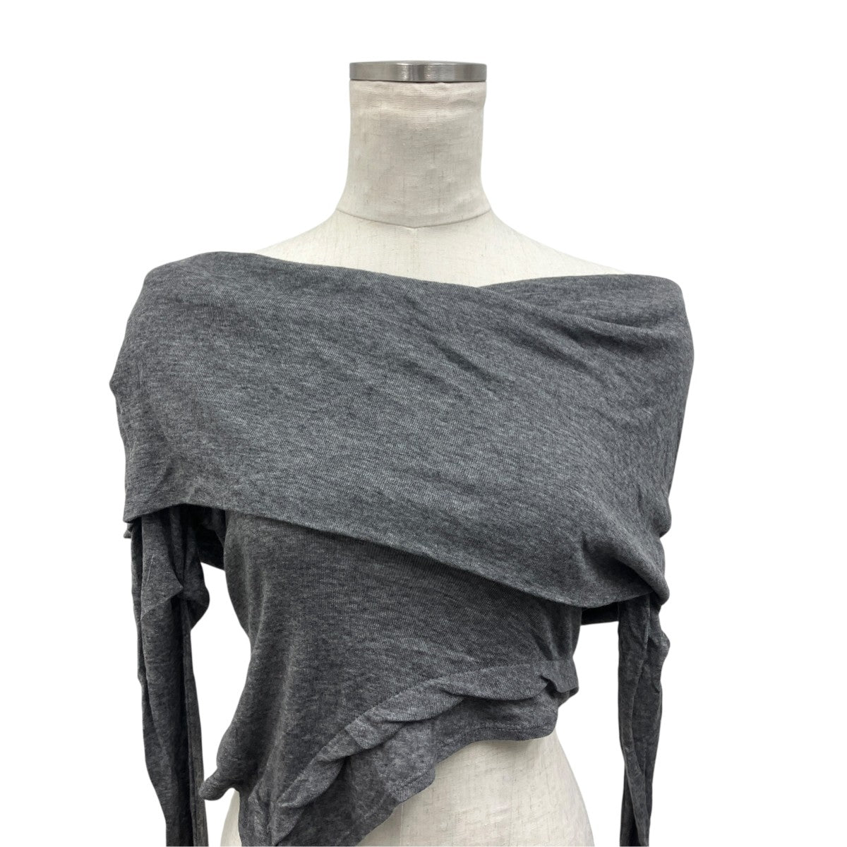 S strap off shoulder tops オフショルダーニット