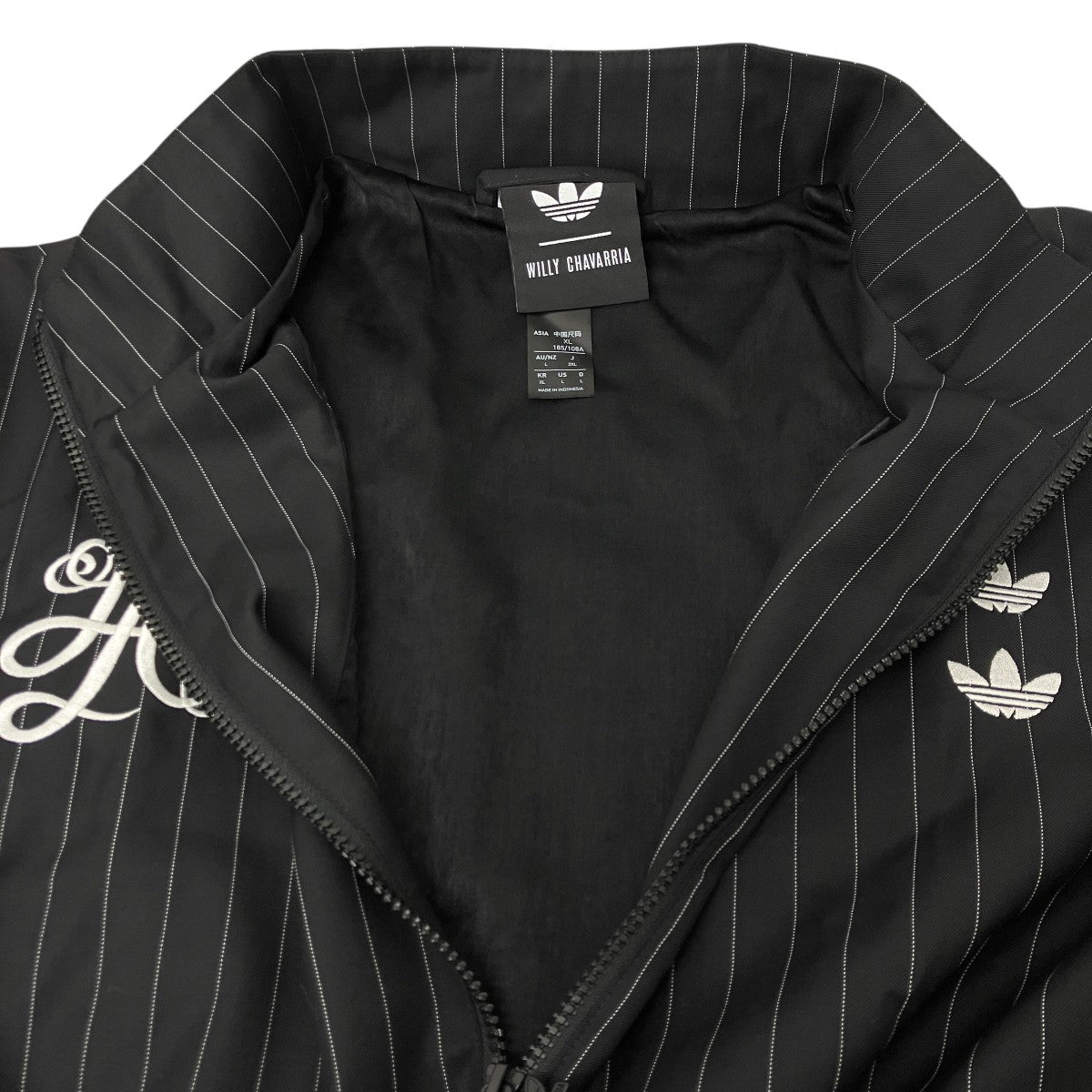 adidas×WILLY CHAVARRIA CHAVARRIA PINSTRIPE TRACK JACKET トラックジャケット 古着・中古-5枚目のアイテム画像