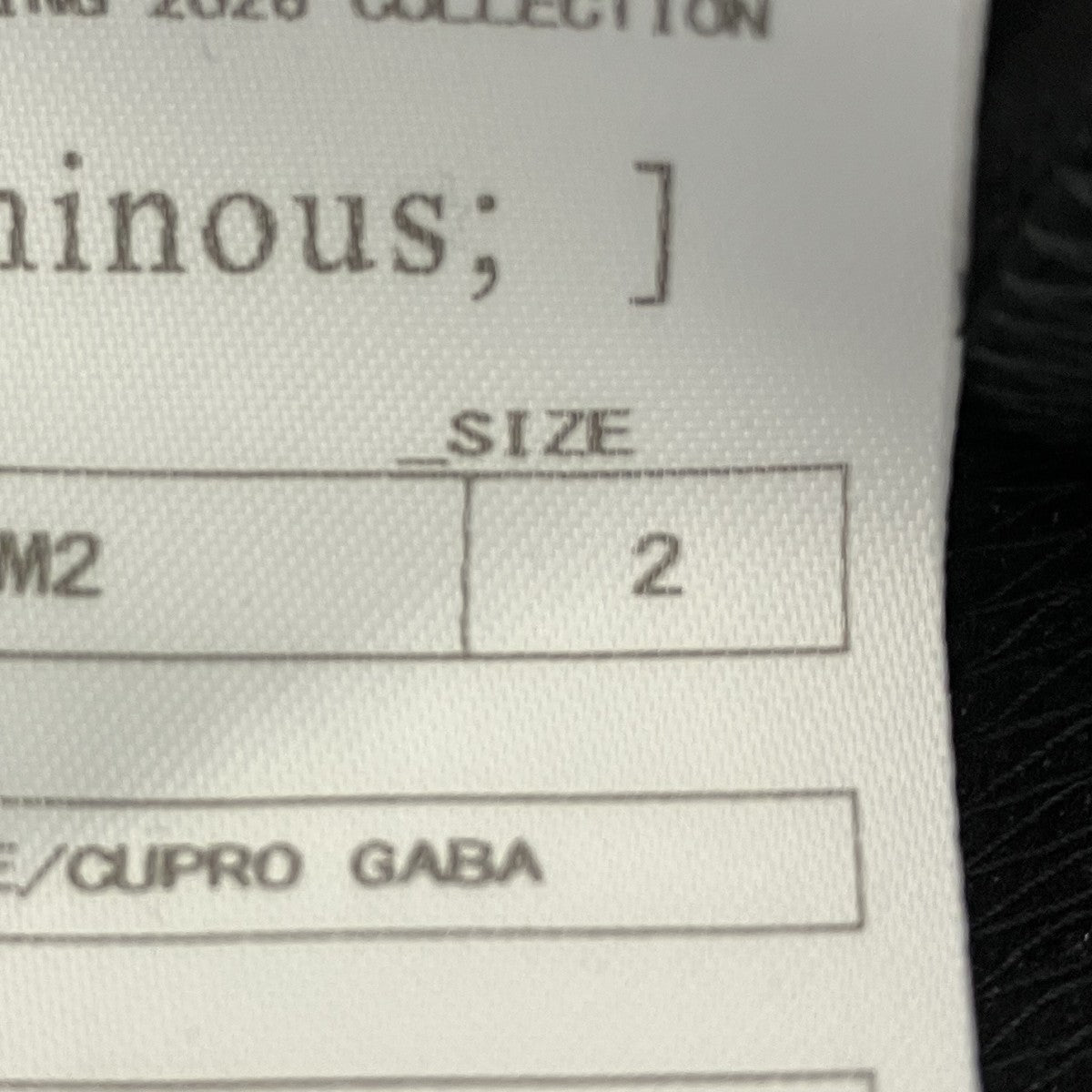 26SS シャーリングシャツ