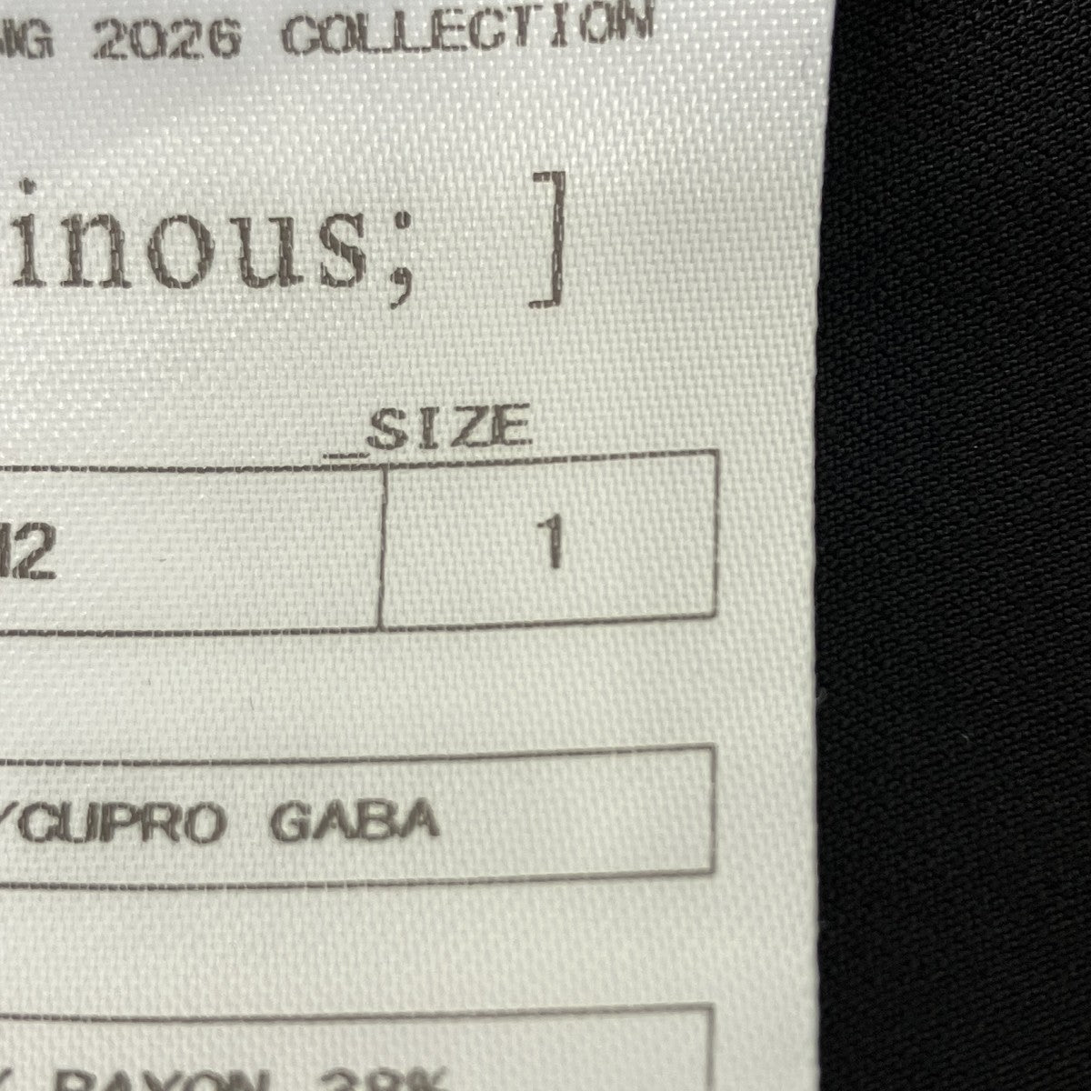 26SS シャーリングシャツ