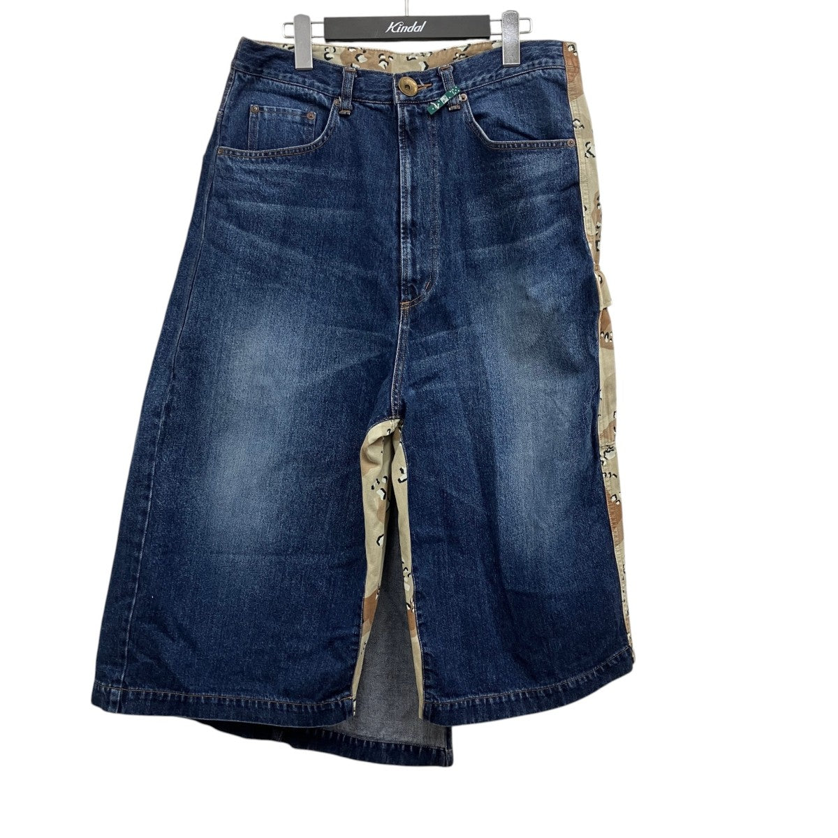 DENIM SKATER SHORTS サルエルデニムパンツ