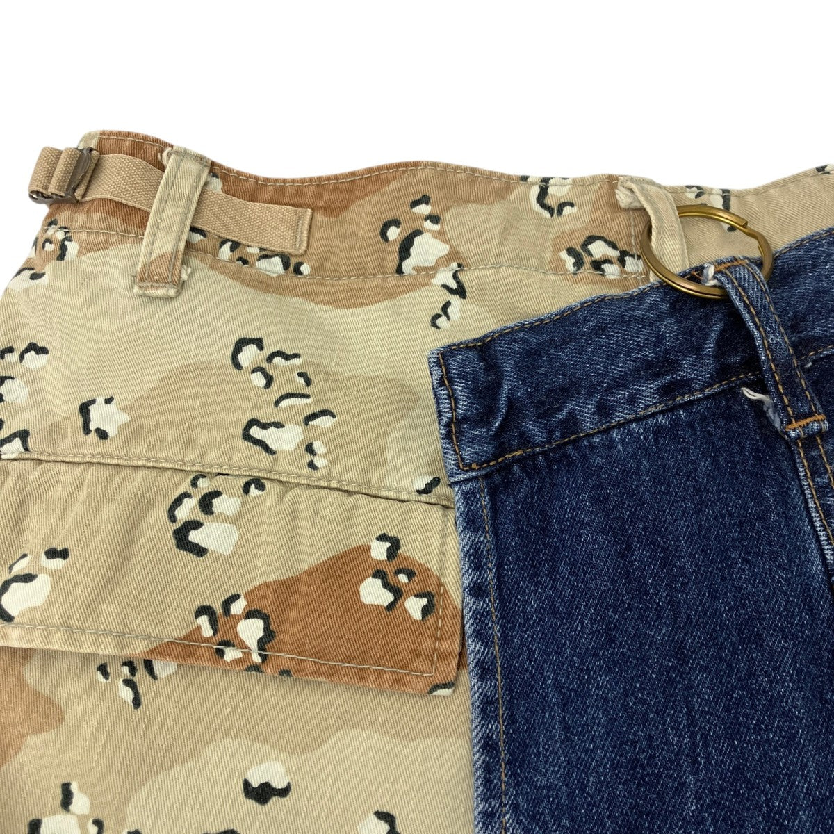 DENIM SKATER SHORTS サルエルデニムパンツ