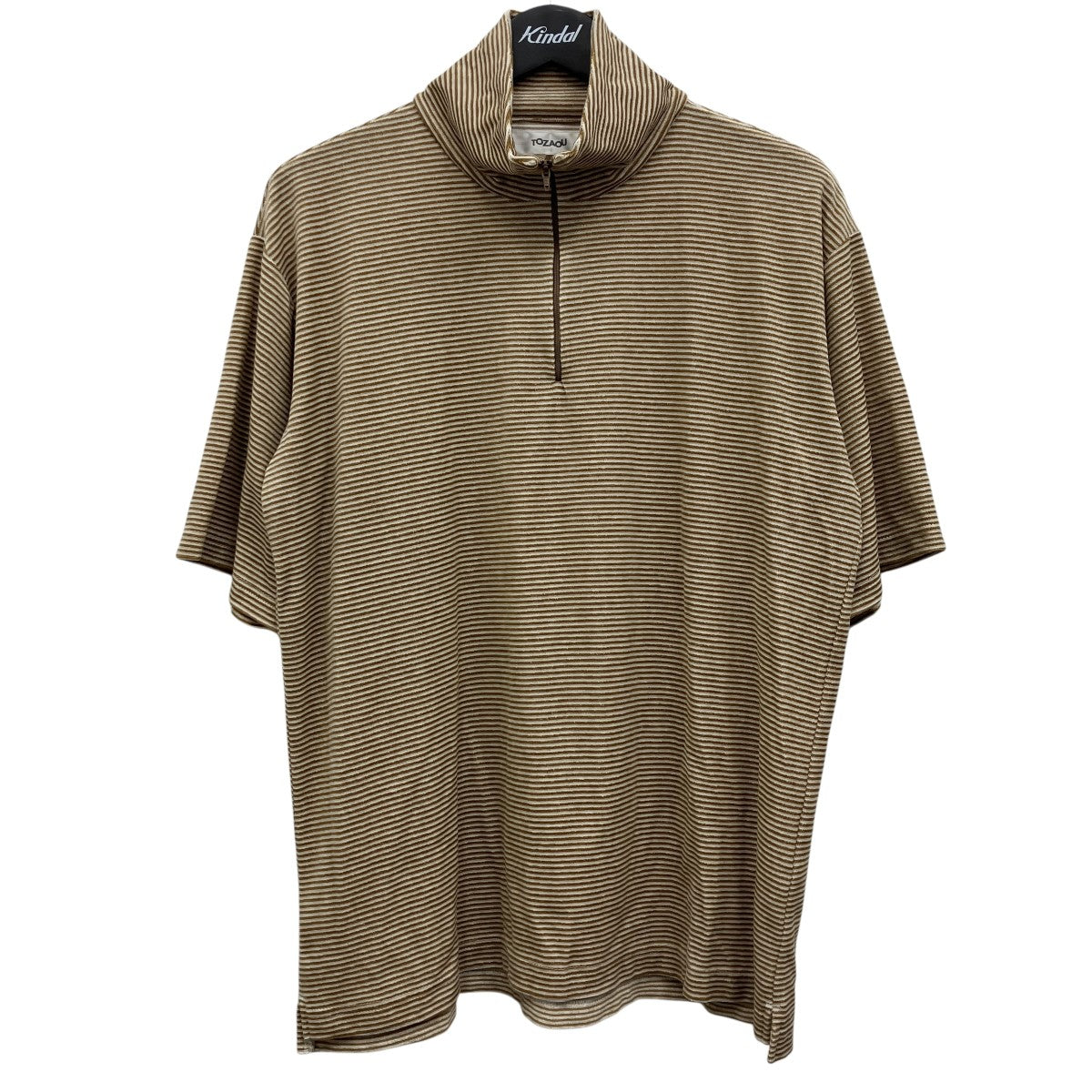 Uniform Polo ハーフジップボーダーTシャツ